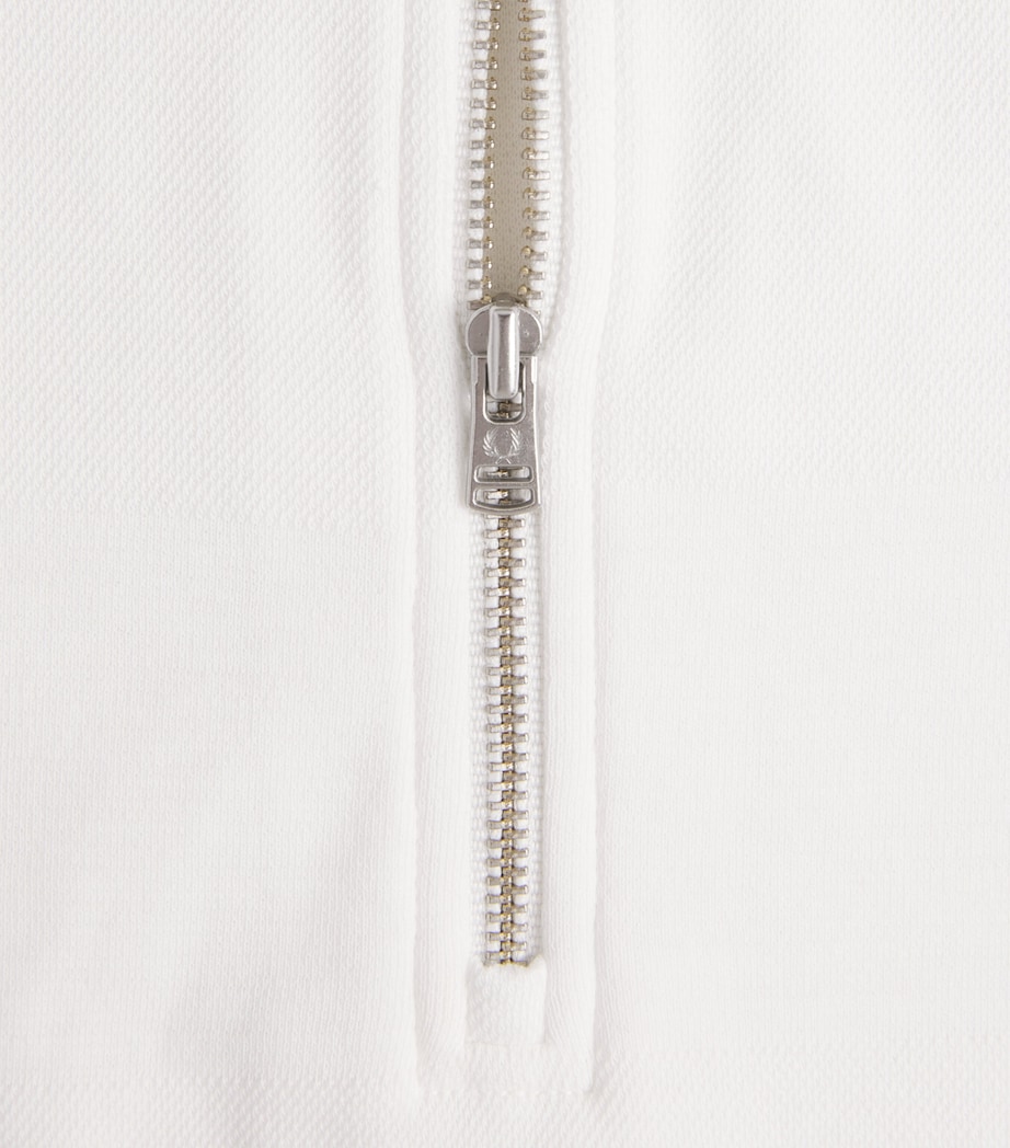Fred Perry Mens Cotton Piqué Polo Shirt Snow White Image 6