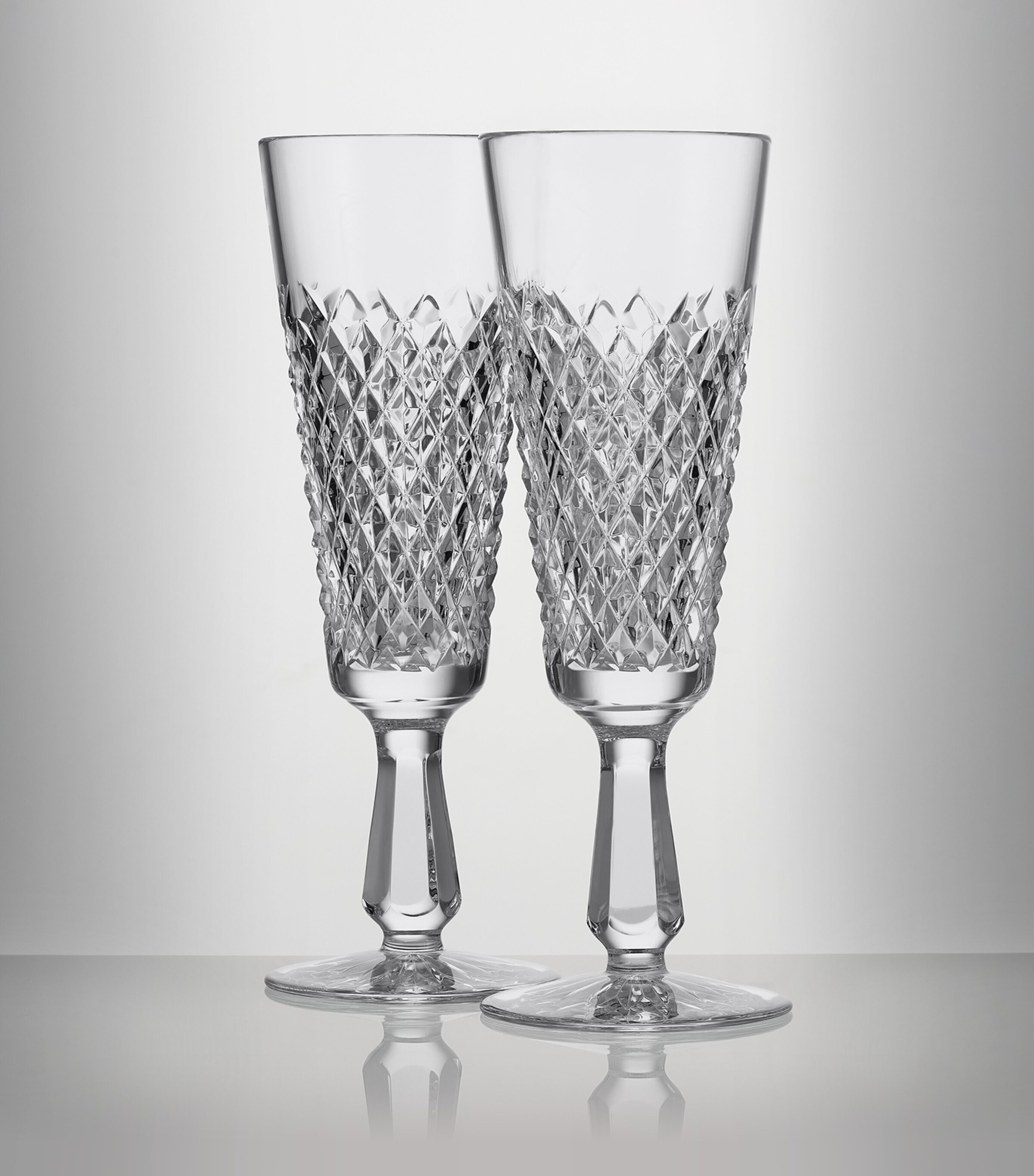 Set of 2 Mastercraft Heritage Alana Champagne Flutes (210ml) CLEAR Image 5