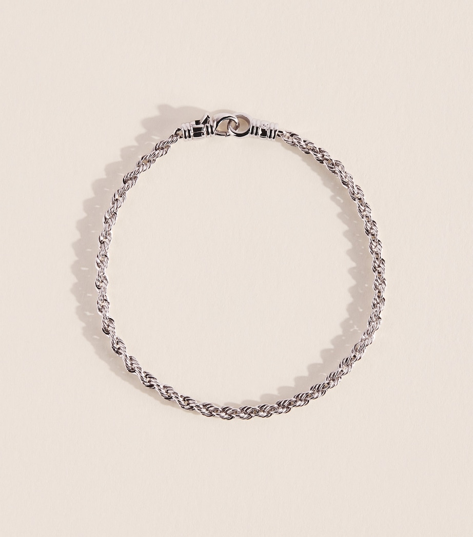 Tom Wood Sterling Silver Rope Bracelet Sterling Silver Image 1