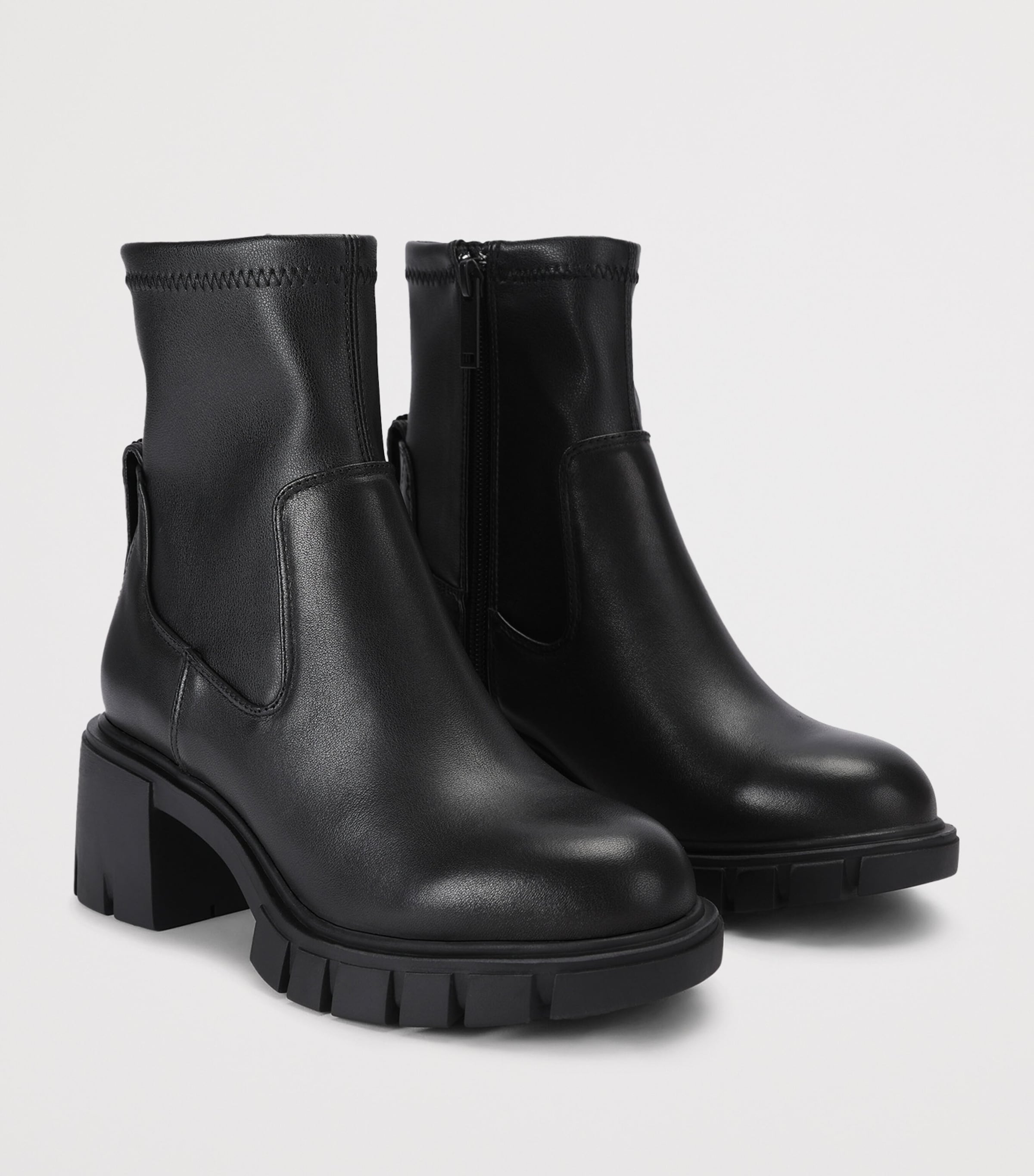 Kurt Geiger London Leather Clarence Ankle Boots 60 Black Image 2