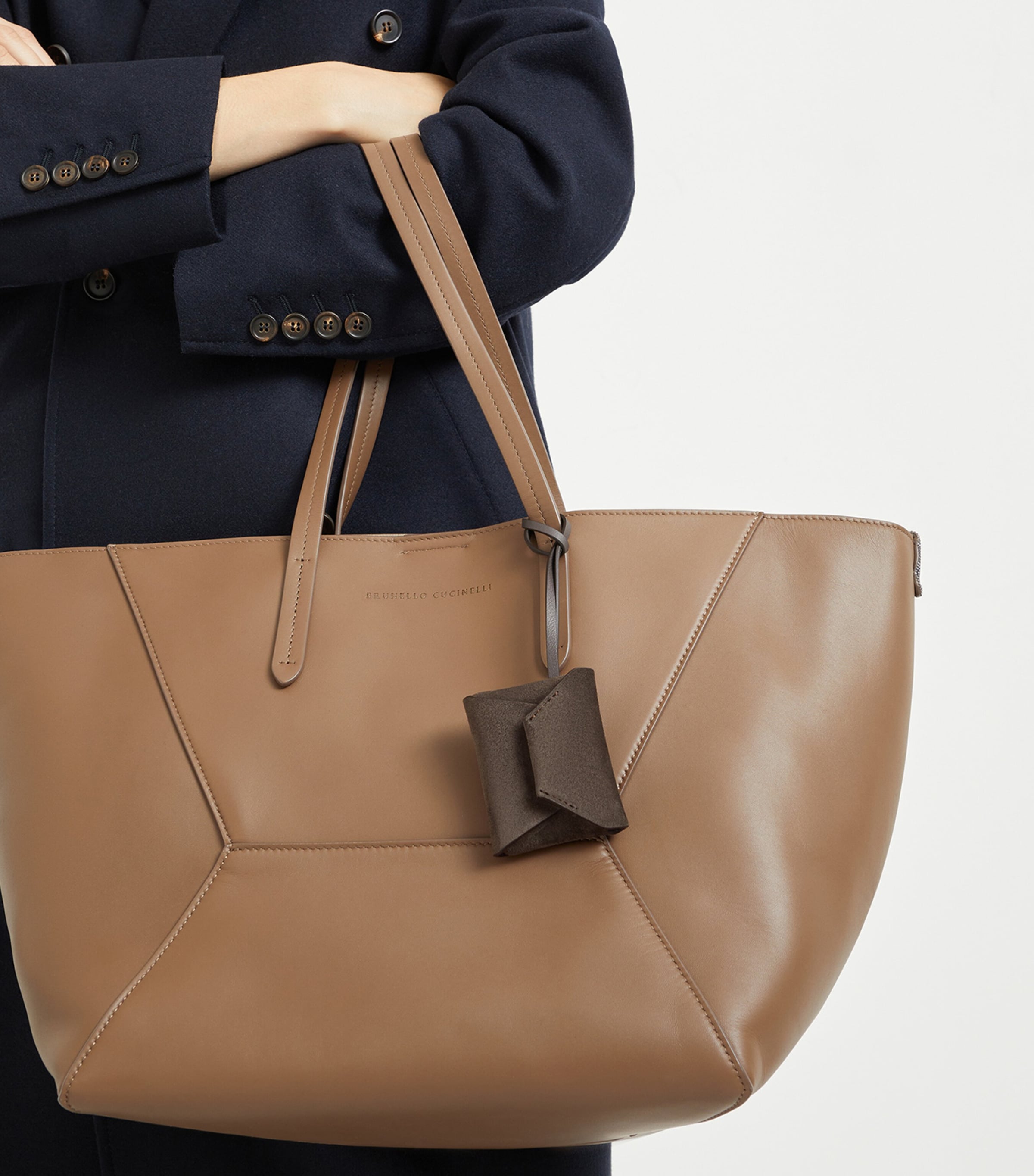 Suede Pouch Bag Charm C7284 Image 2