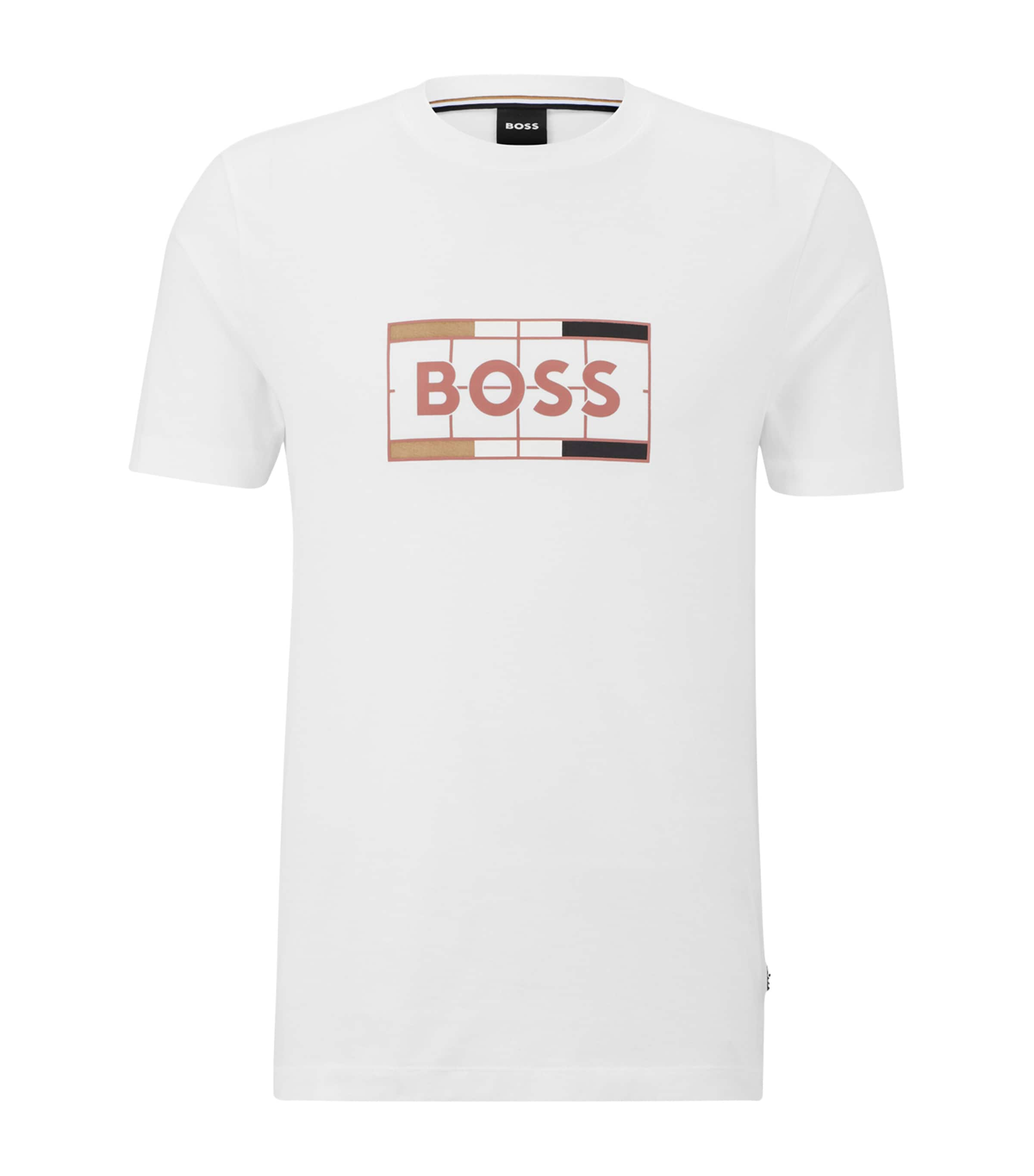 Hugo Boss Cotton Logo T-shirt In White