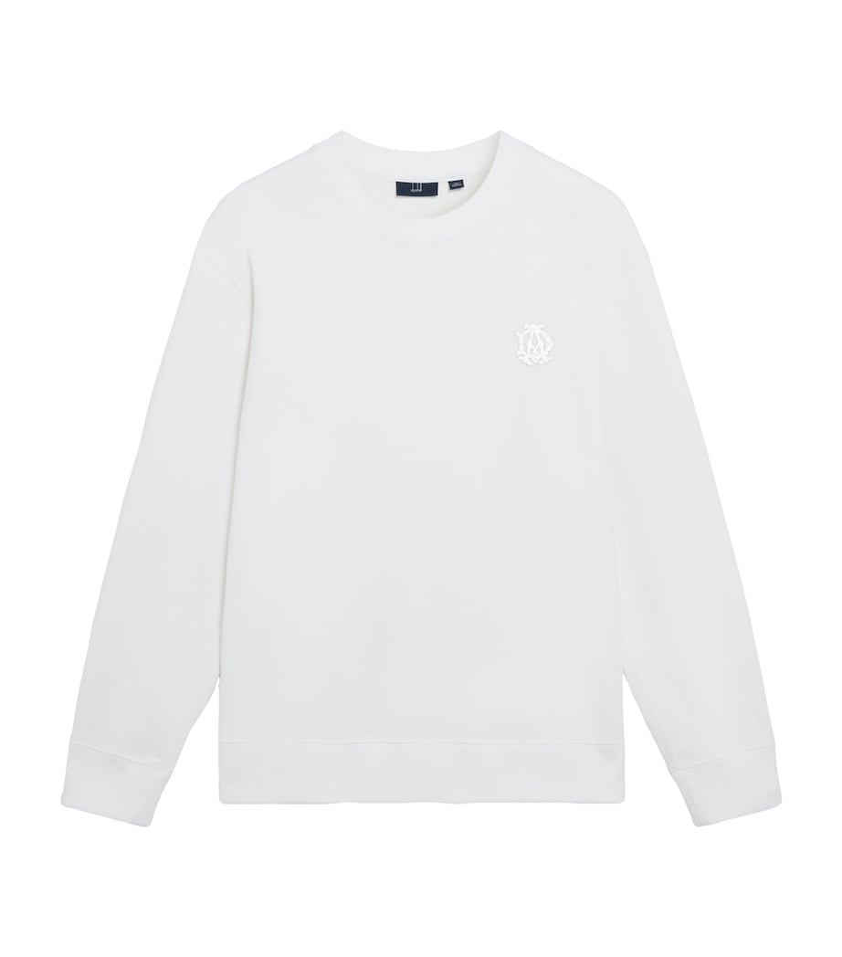 Cashmere-Cotton Logo Sweatshirt 127NATURAL WHITE Image 1