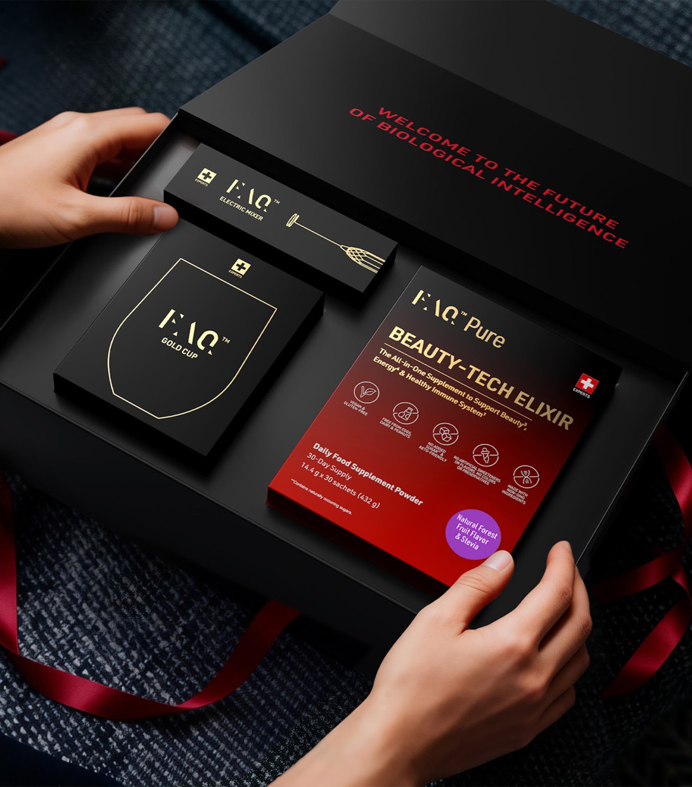 FAQ Pure Beauty-Tech Elixir Forest Fruit Welcome Box Image 4