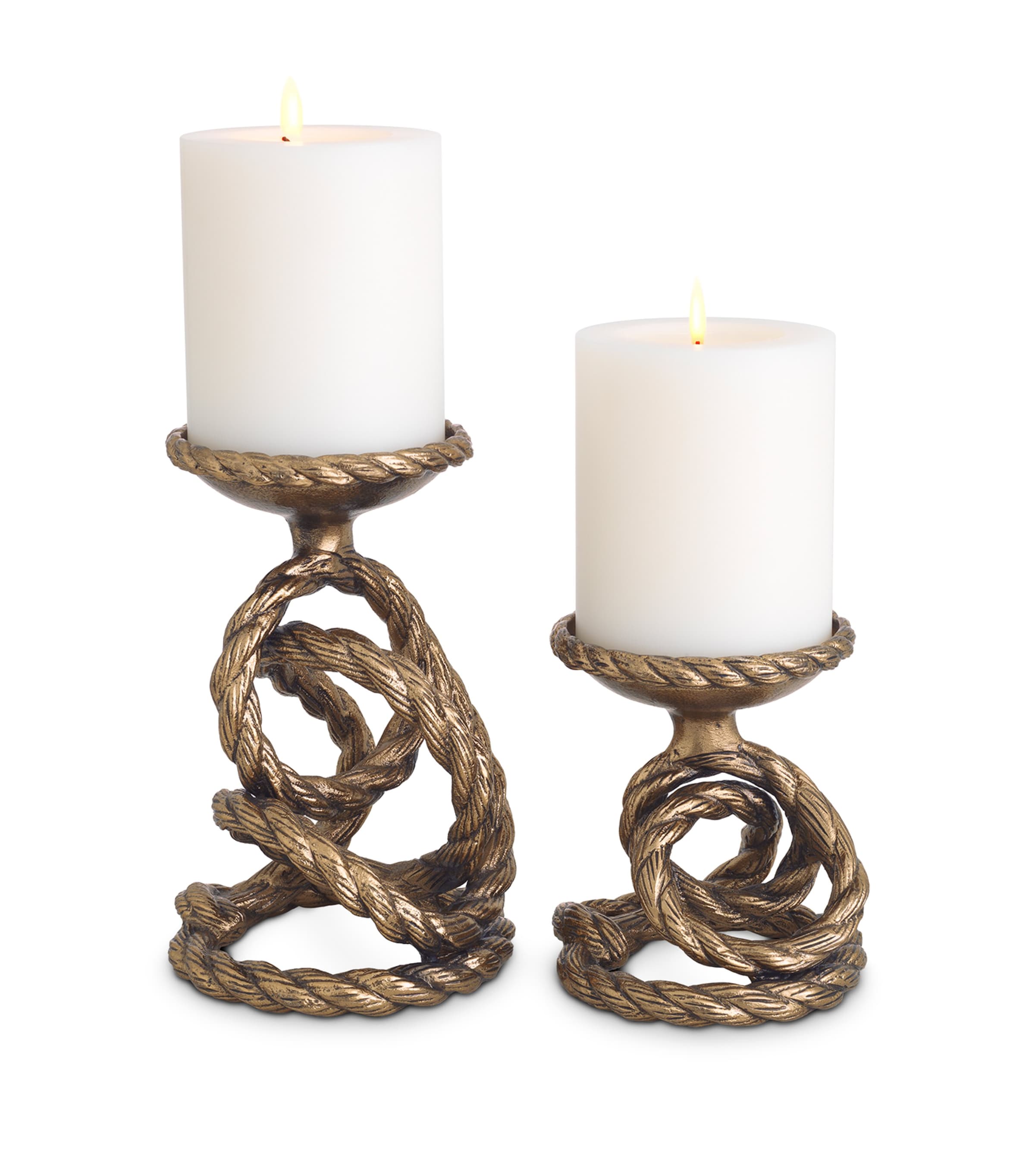 Eichholtz Corwyn Candle Holders (Set of 2) Brass Image 1