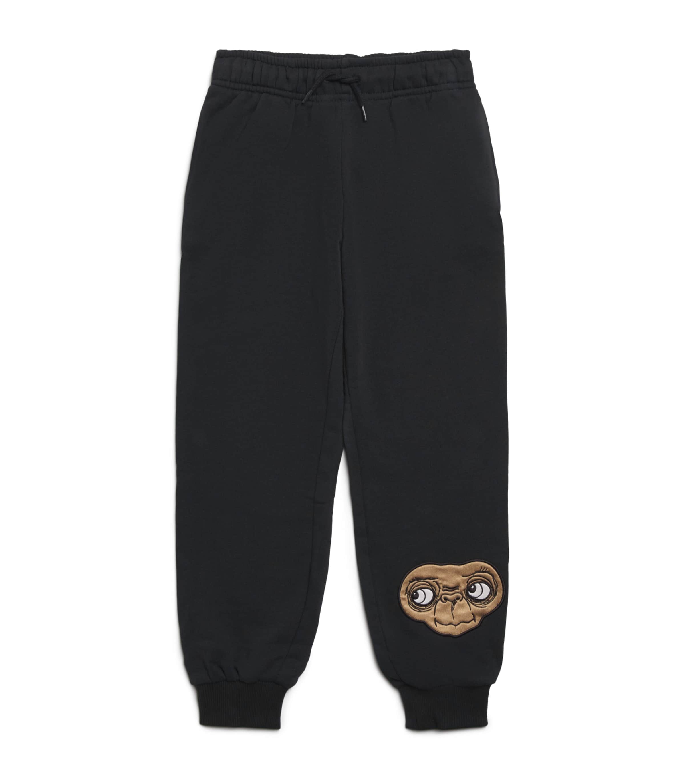 Mini Rodini x E.T. Cotton Sweatpants (3-11 Years) Black Image 1