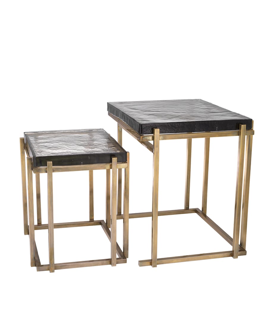 Niemeyer Side Tables (Set of 2) BRASS Image 3
