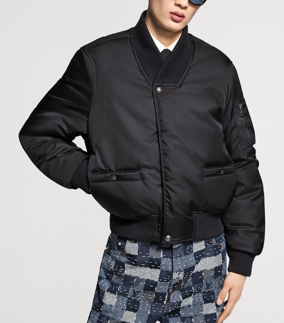 Technical Twill Flight Jacket BLACK Image 3