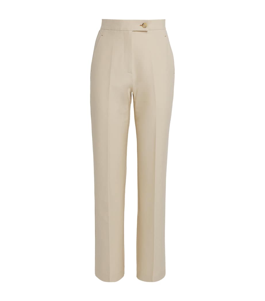 Jersey Ulivo Straight Trousers IVORY Image 1