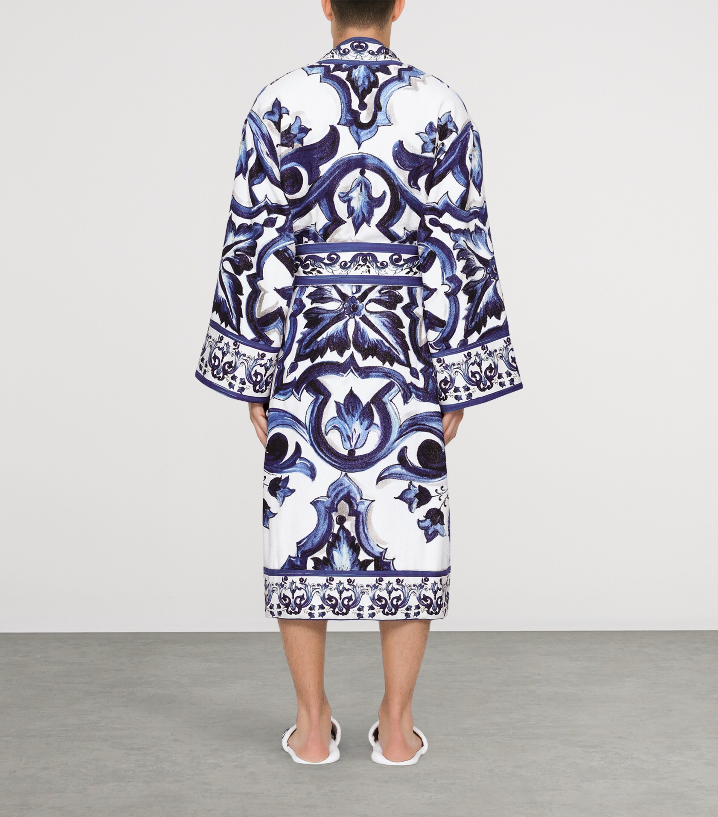 Terry Cotton Blu Mediterraneo Robe UB001 BLU MEDITERRAN Image 8