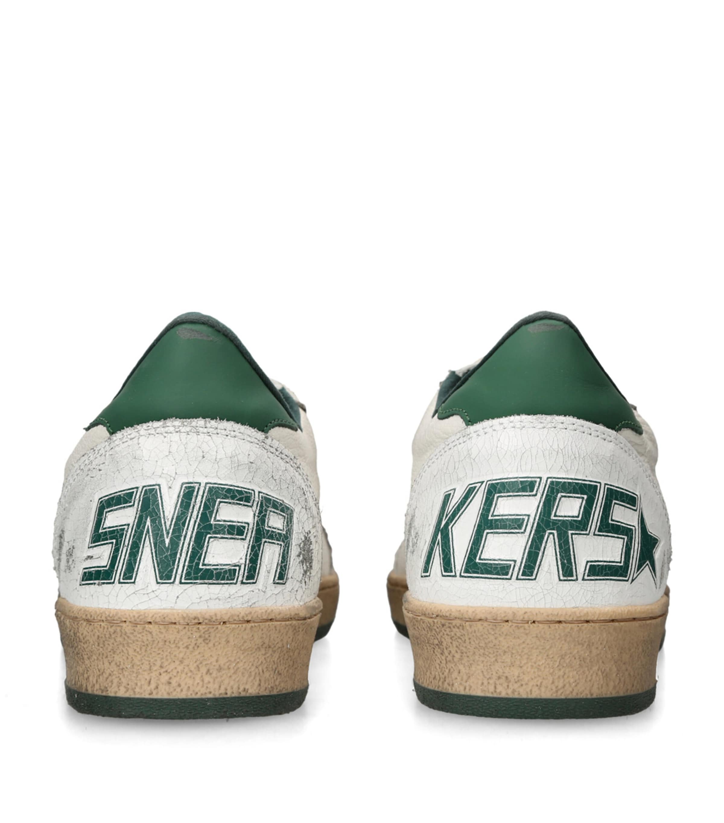 Leather Ballstar Sneakers GREEN OTH Image 2
