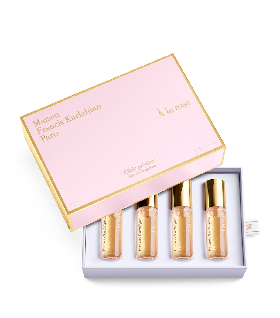 Maison Francis Kurkdjian À la Rose Elixirs Perfume Gift Set (4 x 4ml) Image 1