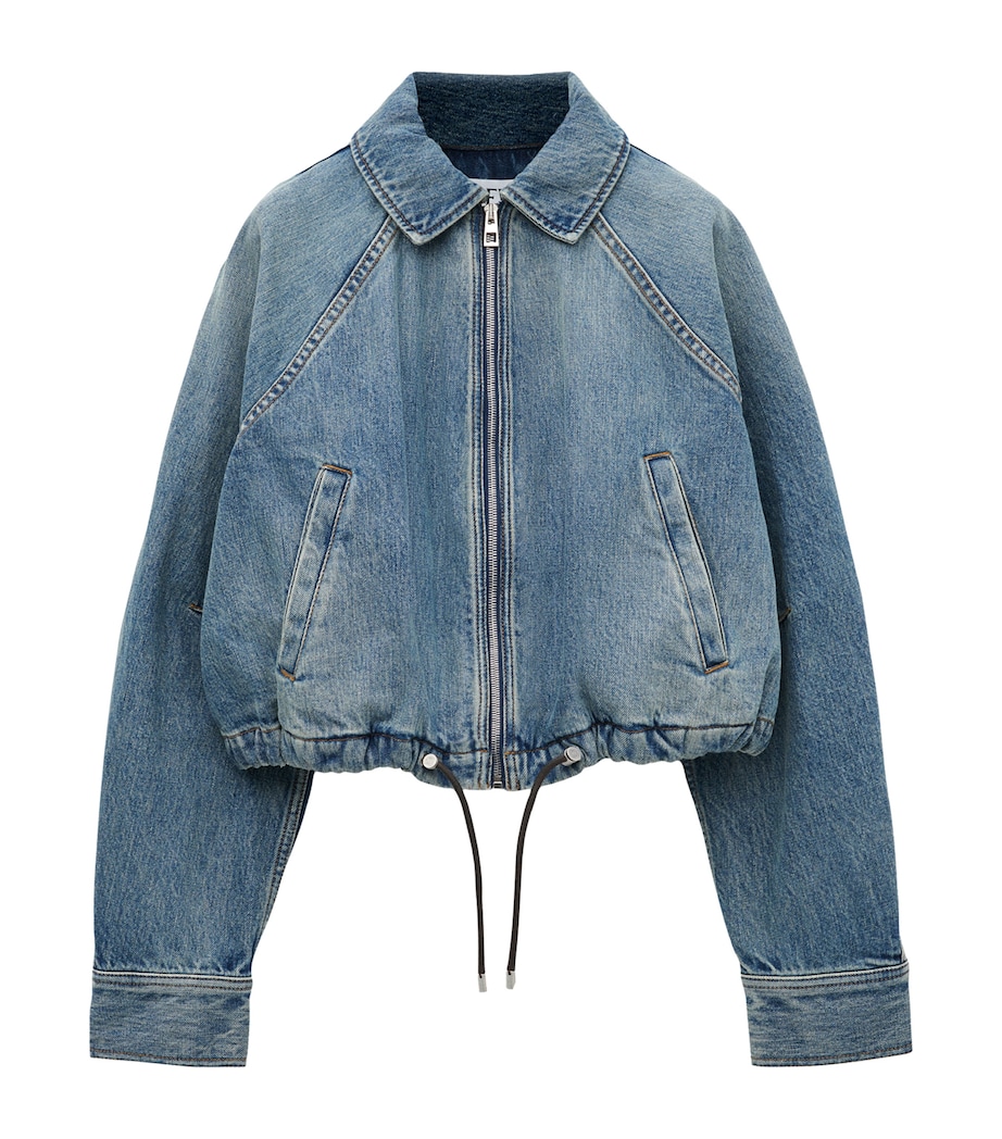 Balloon Denim Jacket WASHED DENIM Image 1