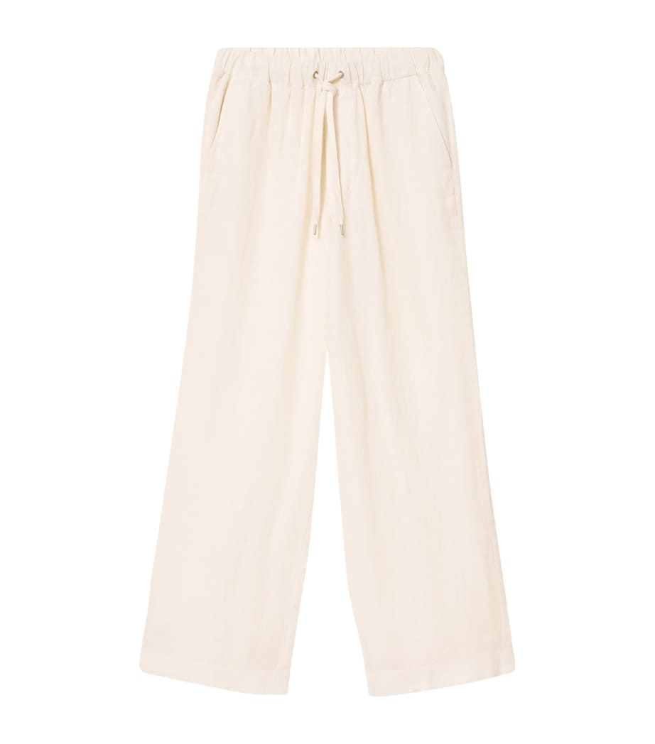 Linen Sharp Trousers COTTAGE WHITE Image 1