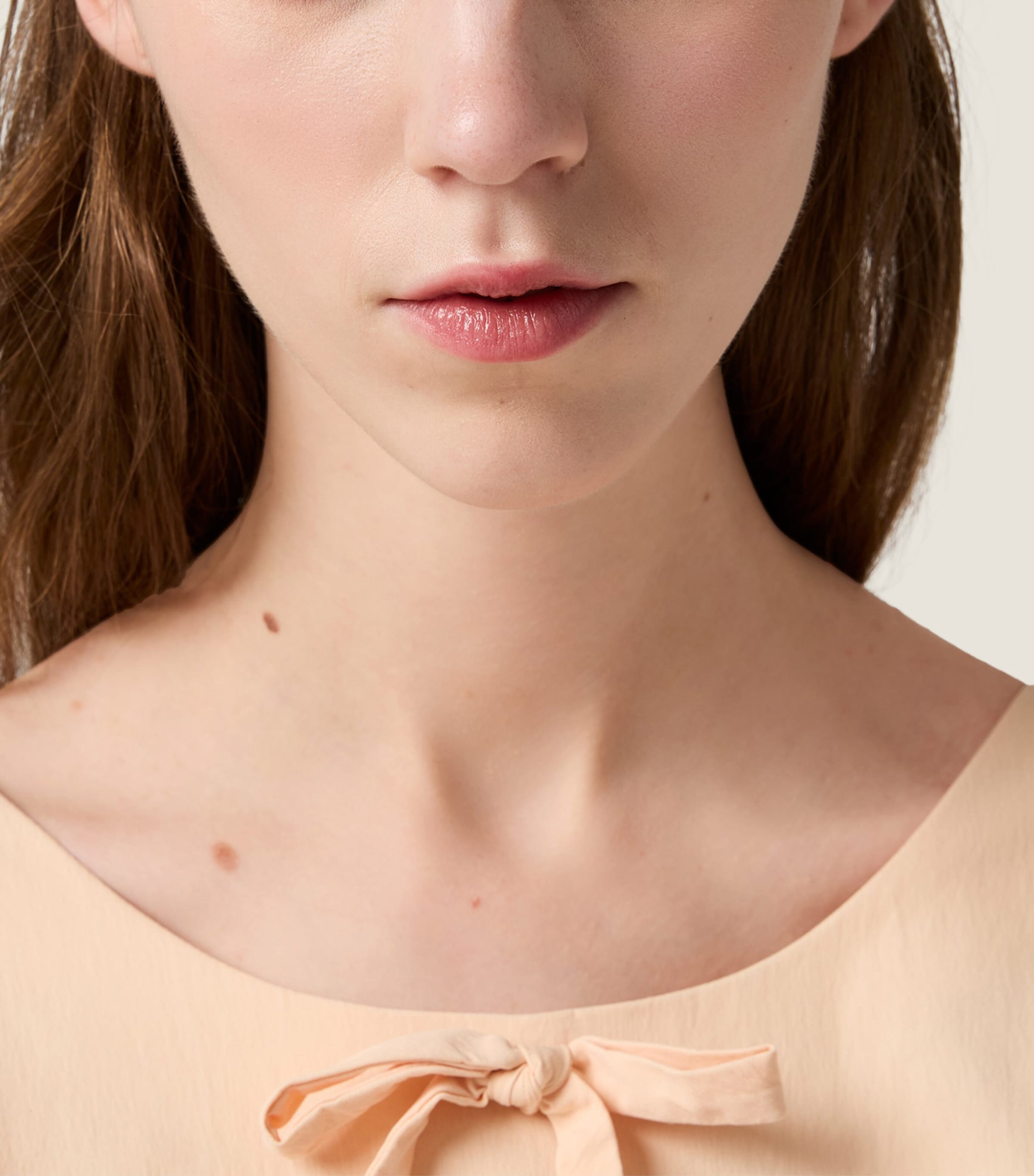Miu Miu Womens Stretch-Poplin Mini Dress Light Blue Image 4