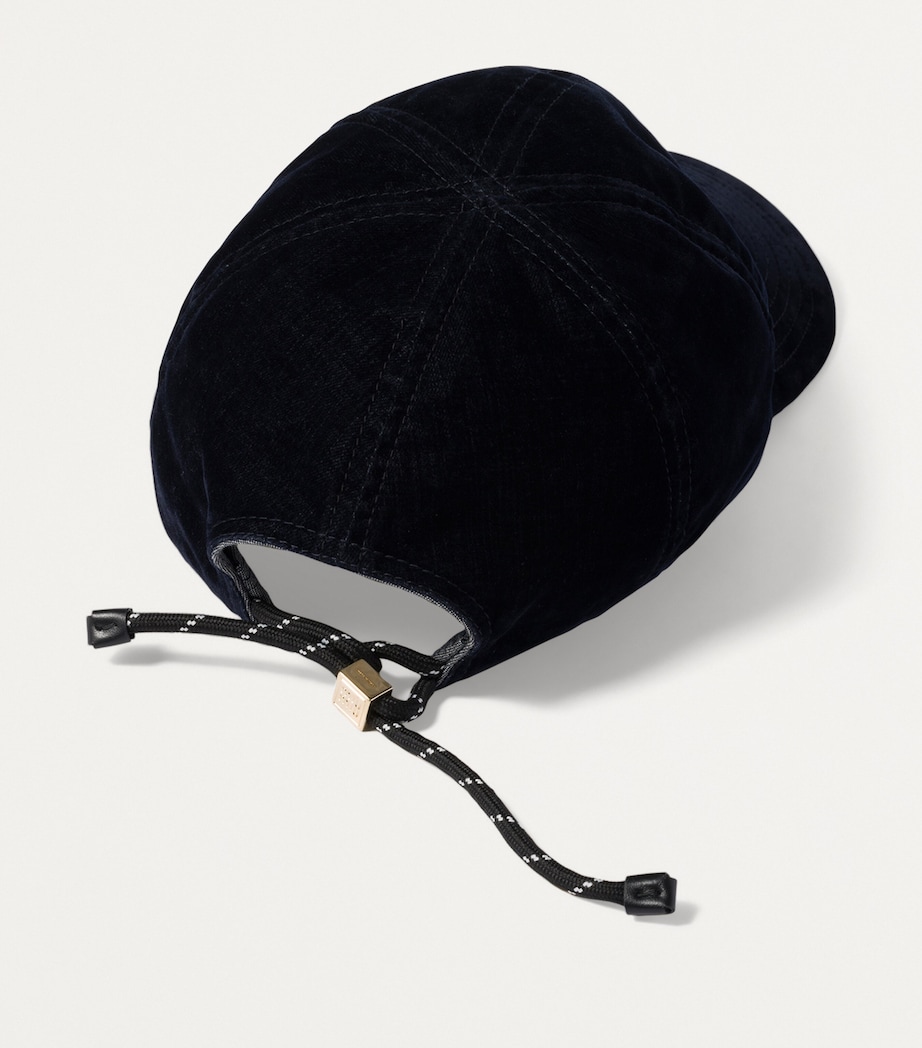Velvet Logo Baseball Cap F0Q10 Image 2