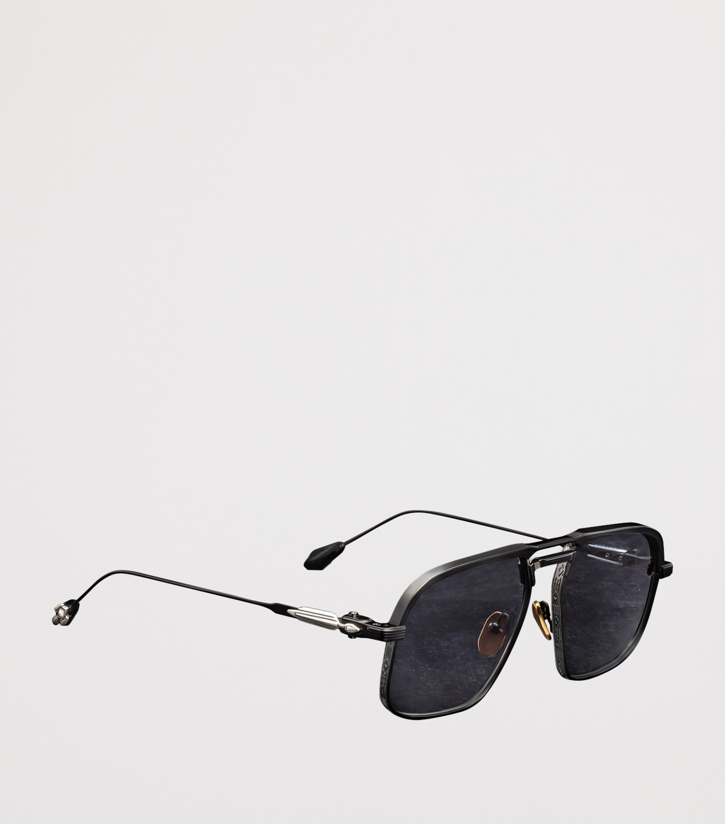Jacques Marie Mage Labarge Aviator Sunglasses Corbeau Image 2