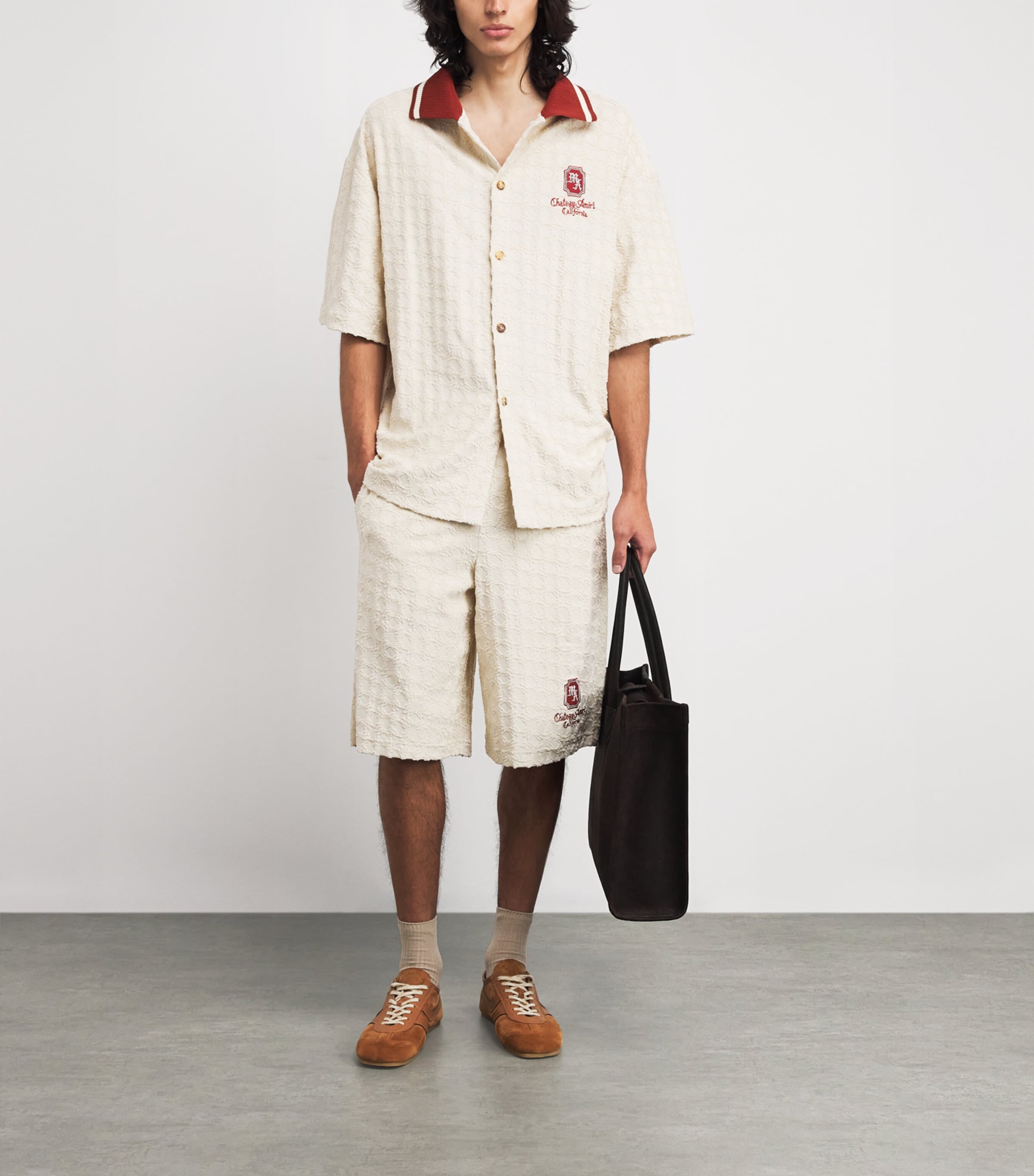 Jacquard Bowling Shirt ALABASTER Image 2