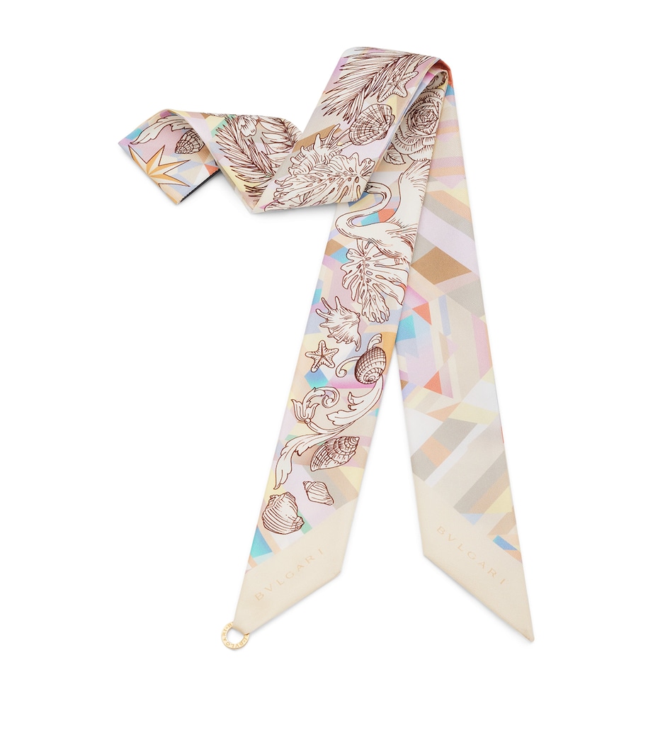 Silk Polychroma Shelley Scarf PINK Image 1