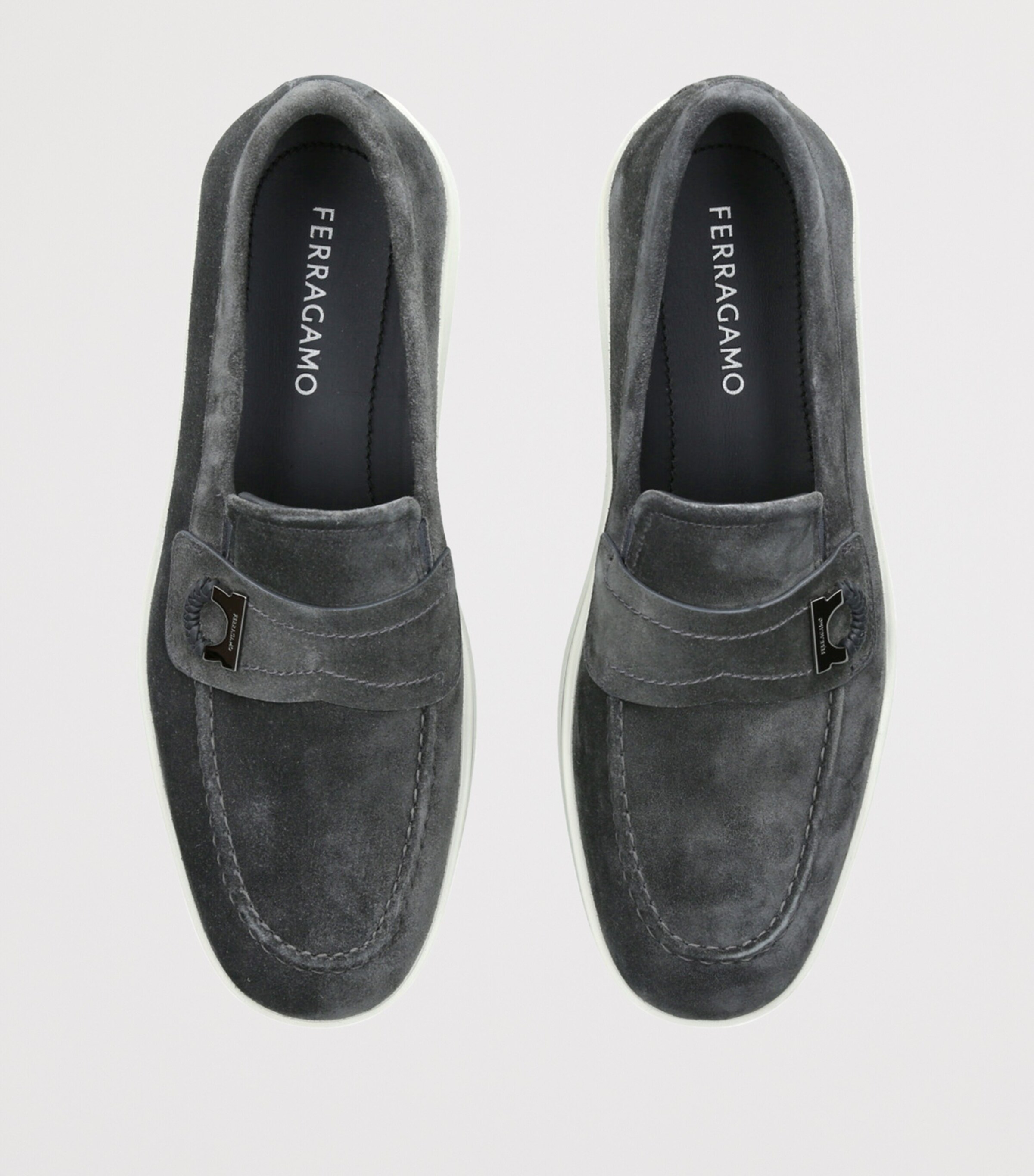 Suede Tancredi Loafers GREY Image 4