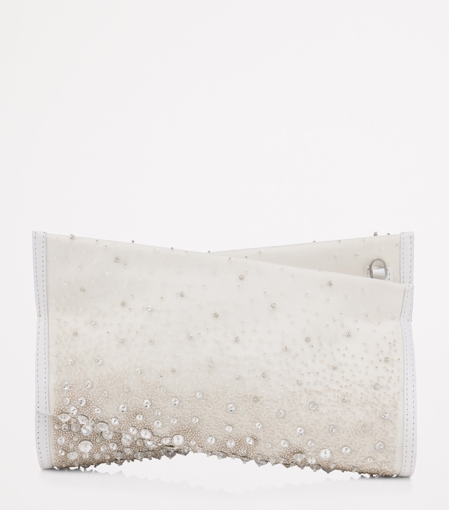 Loubitwist Silk Embellished Clutch Bag W396 Image 3