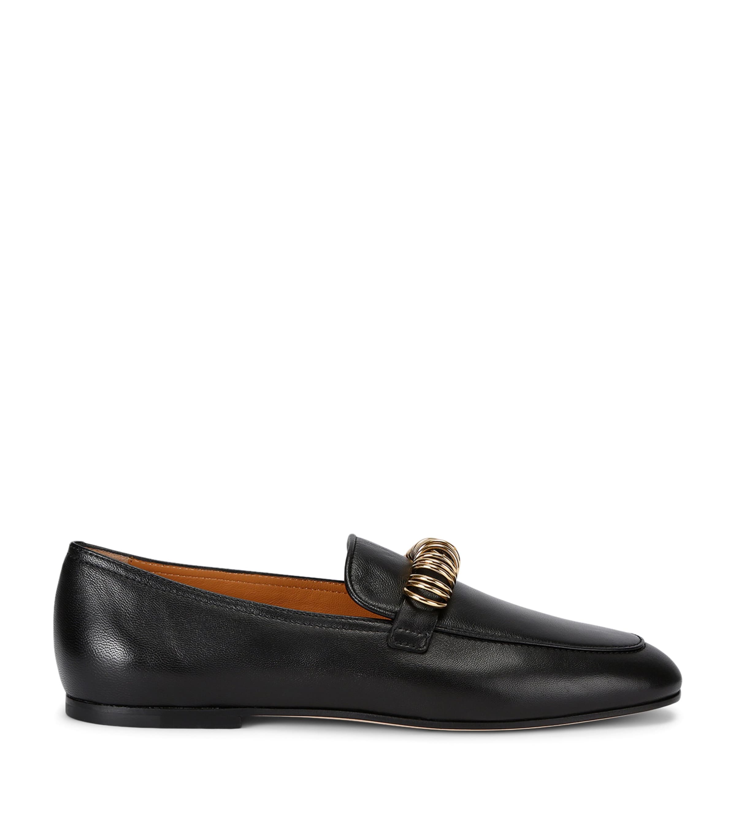 Tod's Round Toe Loafers In Black