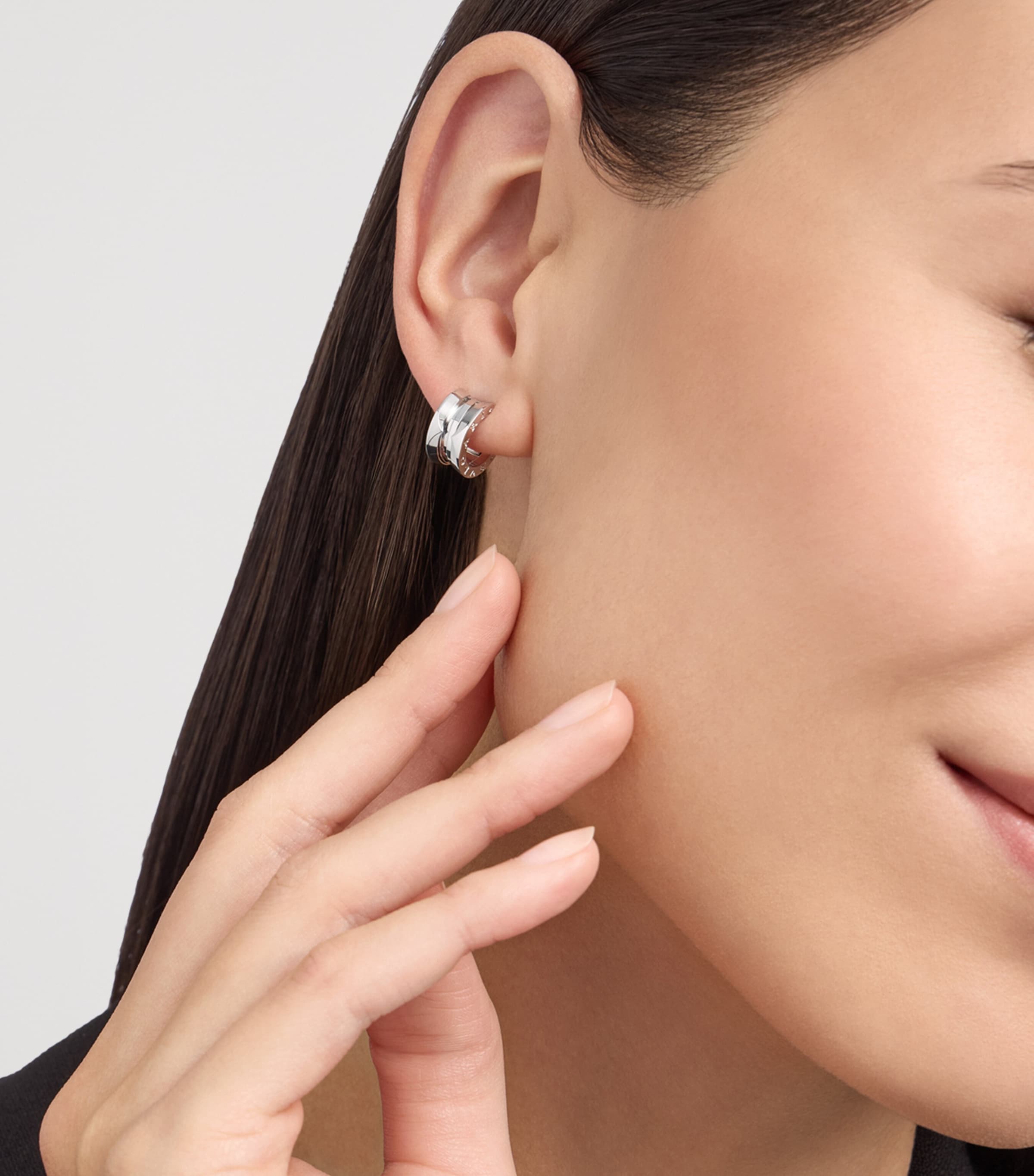Bvlgari White Gold B.zero1 Single Hoop Earring White Gold Image 4