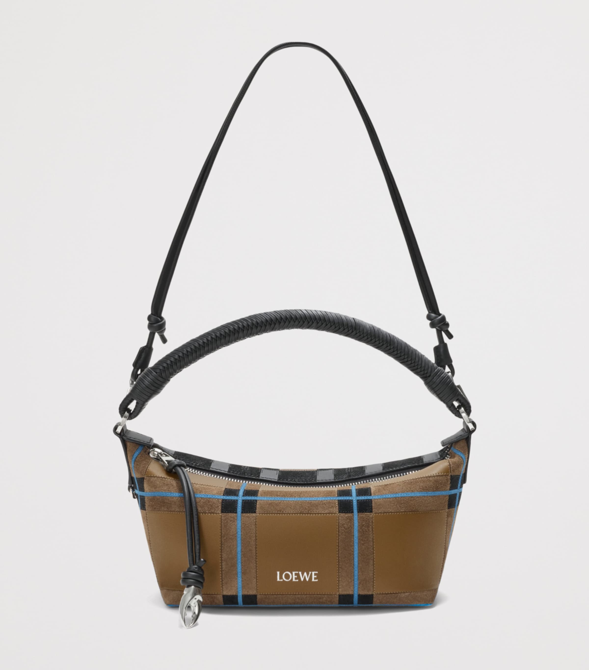 LOEWE x Cosima Von Bonin Leather Cala Top-Handle Bag Brownish Green/multi Image 5