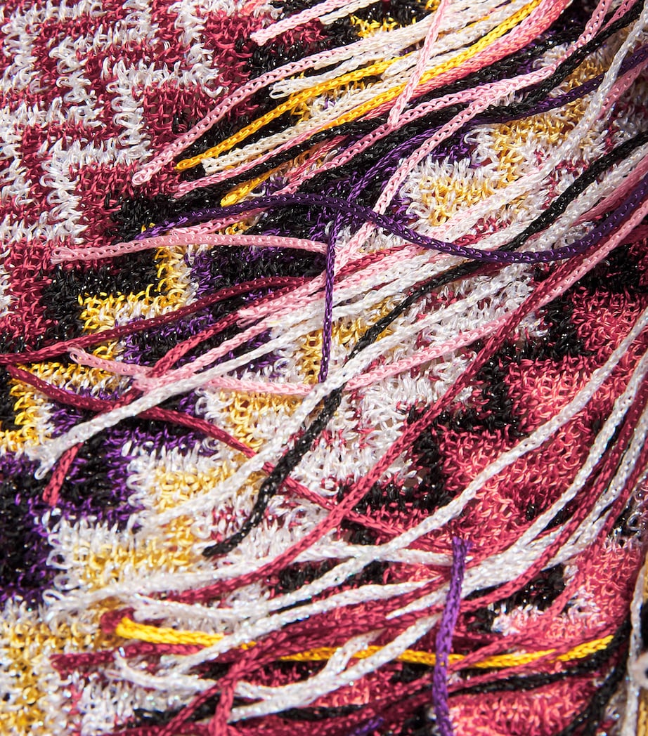 Fringe-Trim Zigzag Pareo 3 Image 5