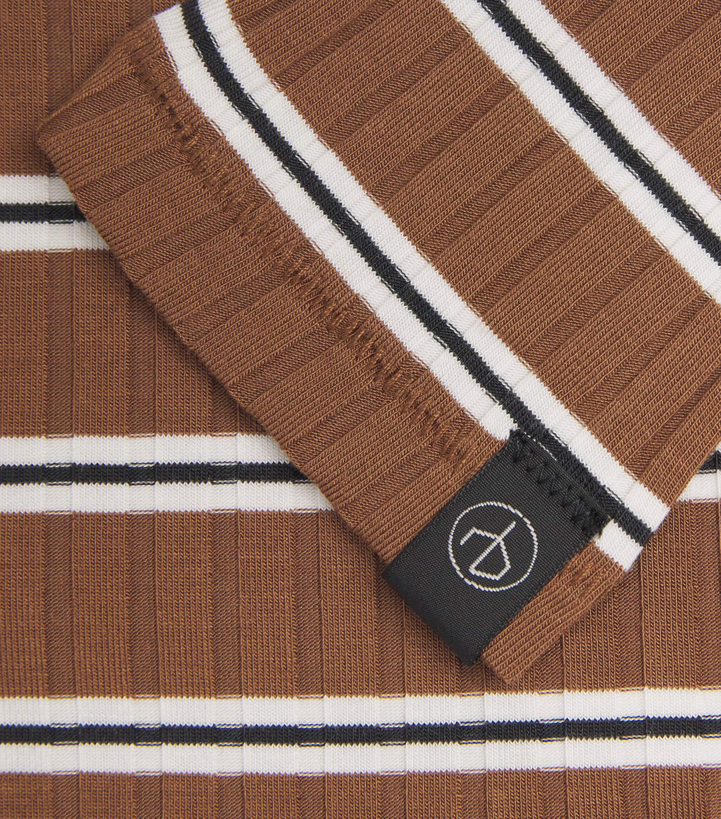 Ribbed Stripe Luca T-Shirt TOFFM Image 5