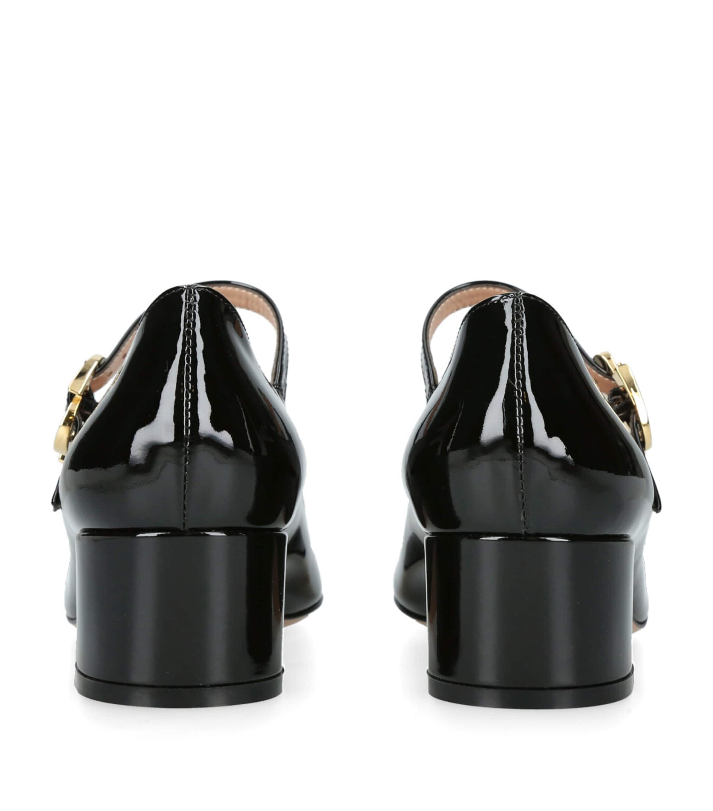 Gianvito Rossi Leather Mary Court Shoes 45 Black Image 2