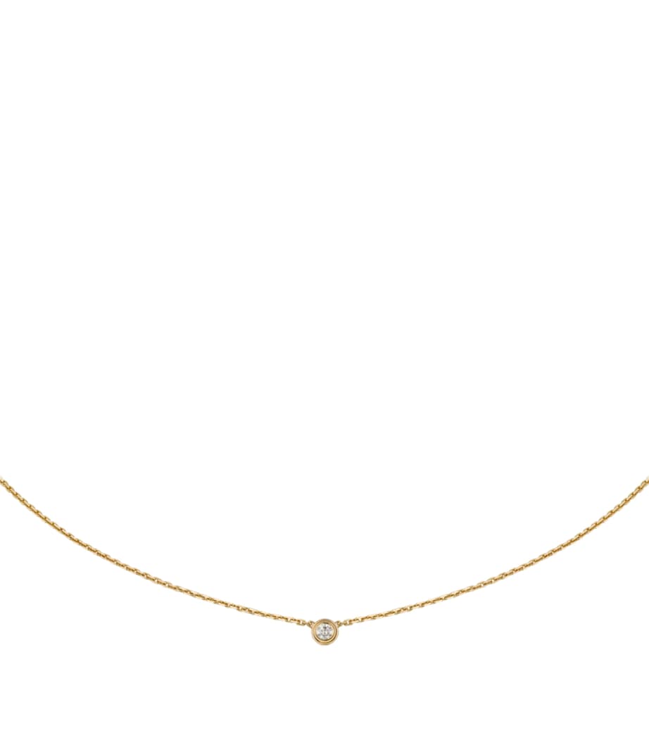 Extra-Small Yellow Gold and Diamond Cartier d'Amour Necklace YELLOW GOLD Image 1