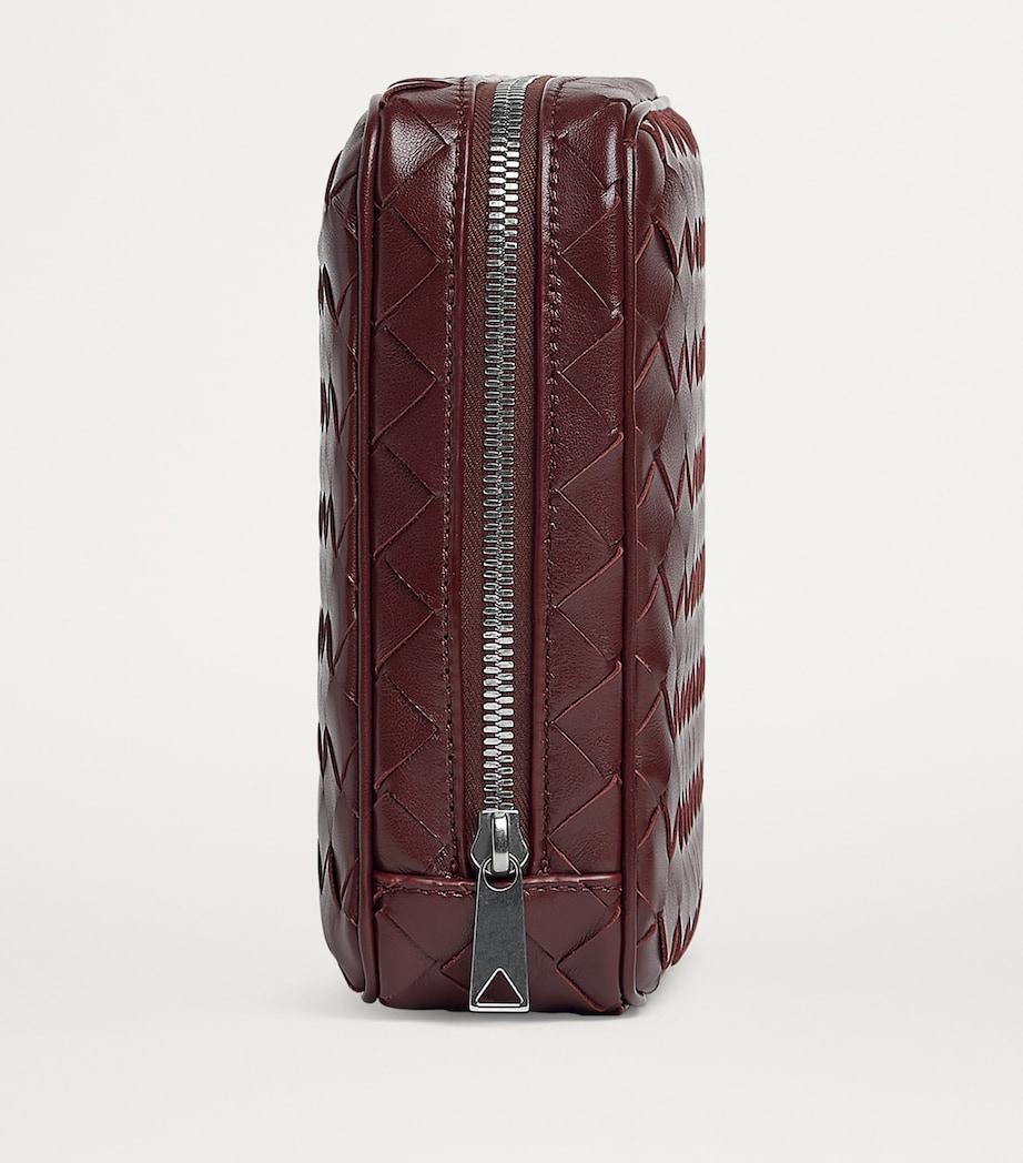 Large Leather Intrecciato Pouch 2128 Image 3