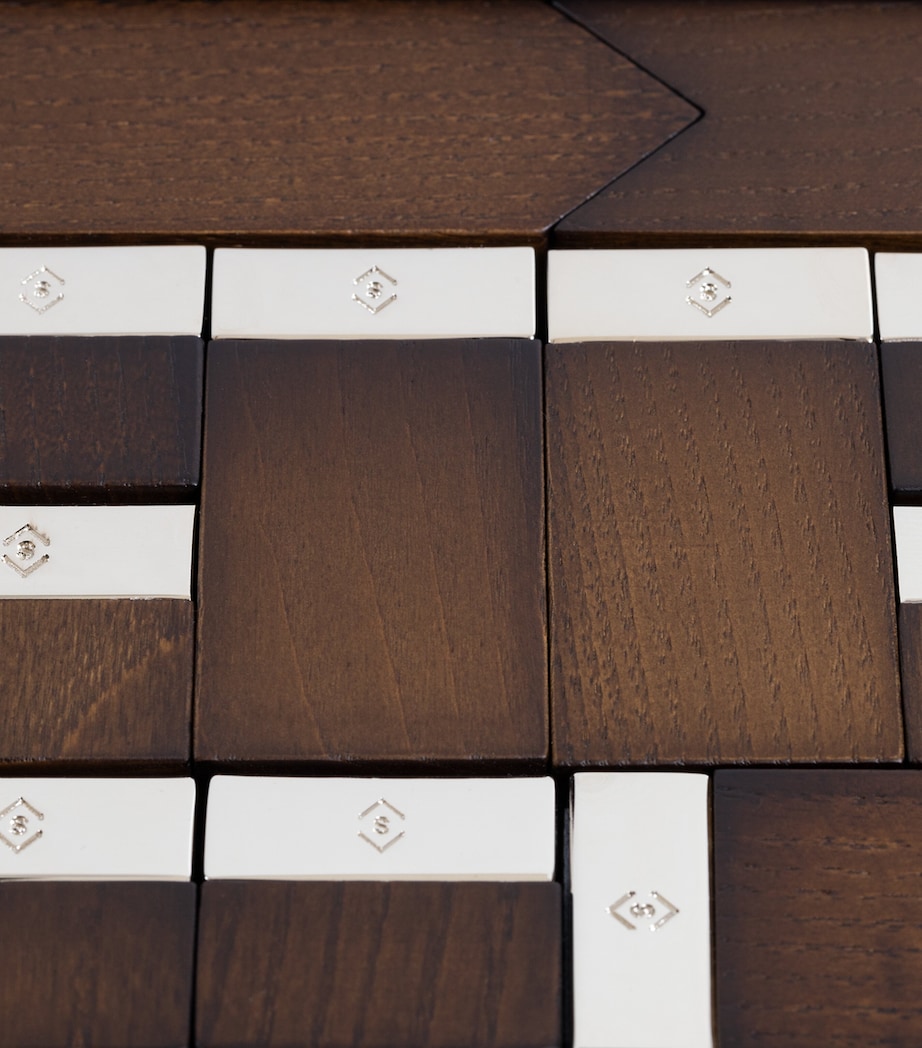 Leather-Maple Wood Chess Set COGNAC & WHEAT Image 5