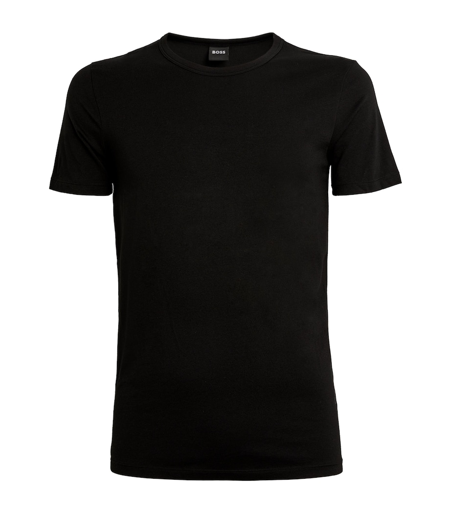 Cotton-Blend T-Shirt (Pack of 2) 001/BLACK Image 1