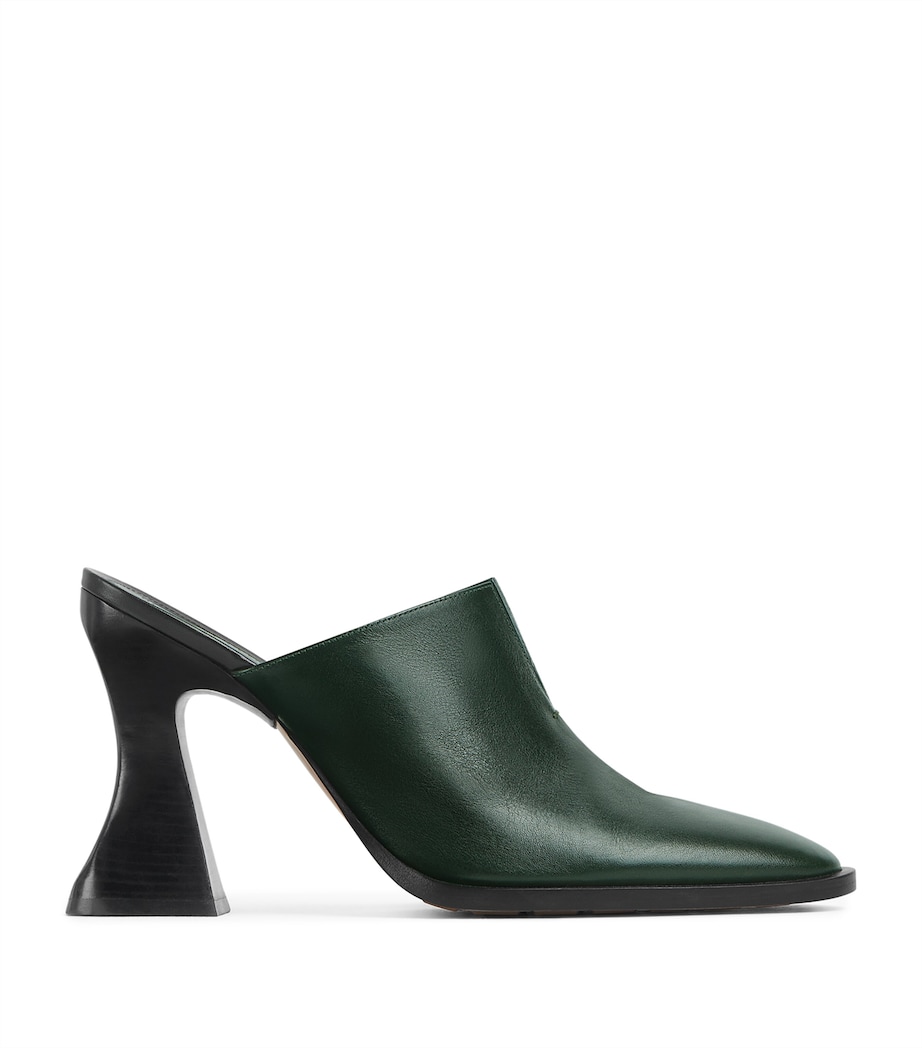 Bottega Veneta Leather Cha-Cha Heeled Mules 100 Image 1