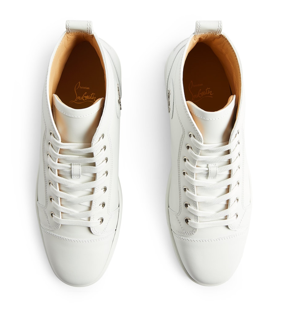 Louis Leather High-Top Sneakers WH01 Image 4