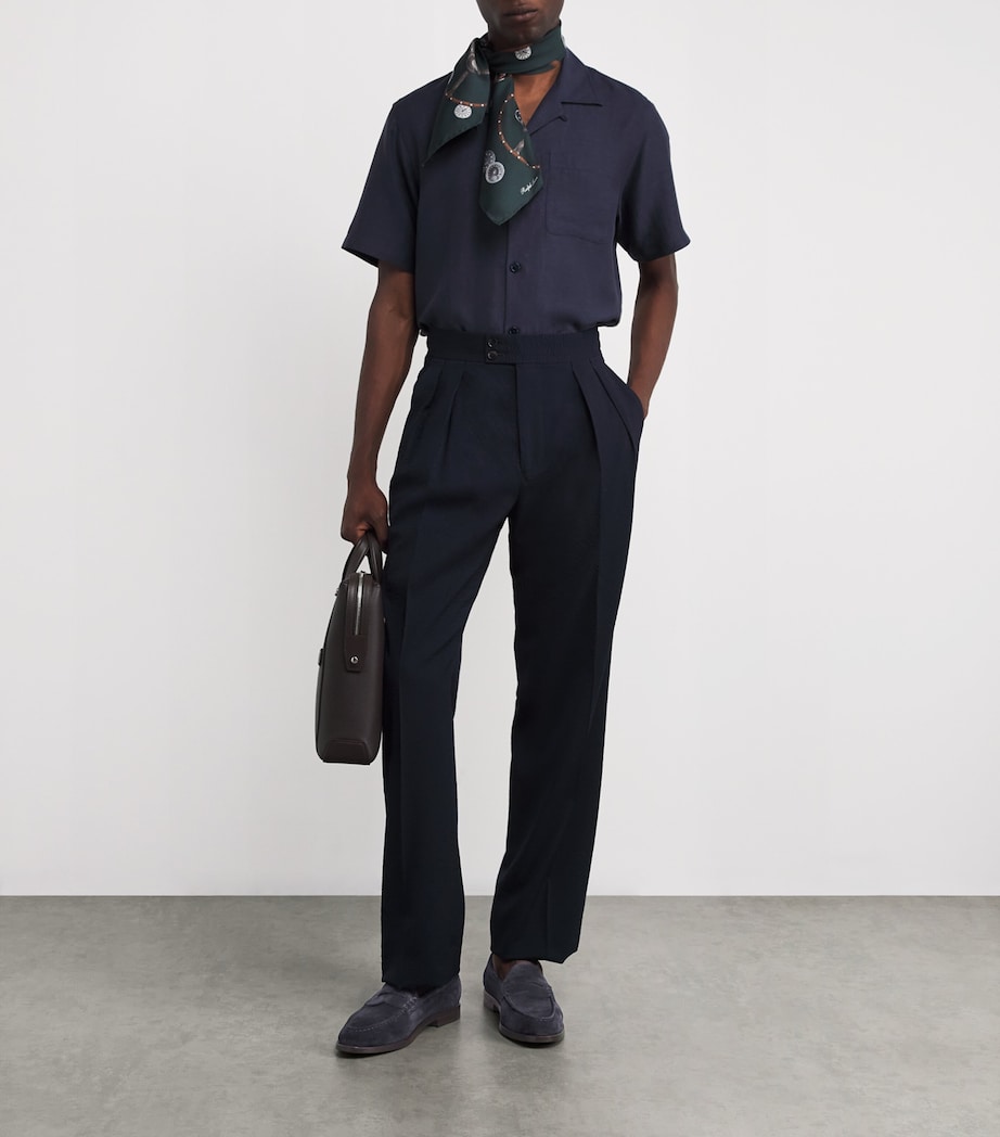 Suede Bolden Loafers NAVY Image 6