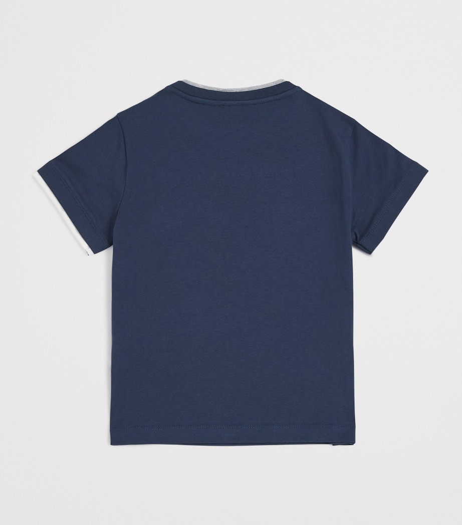 Eleventy Kids Cotton Logo T-Shirt (2-16 Years) Image 2