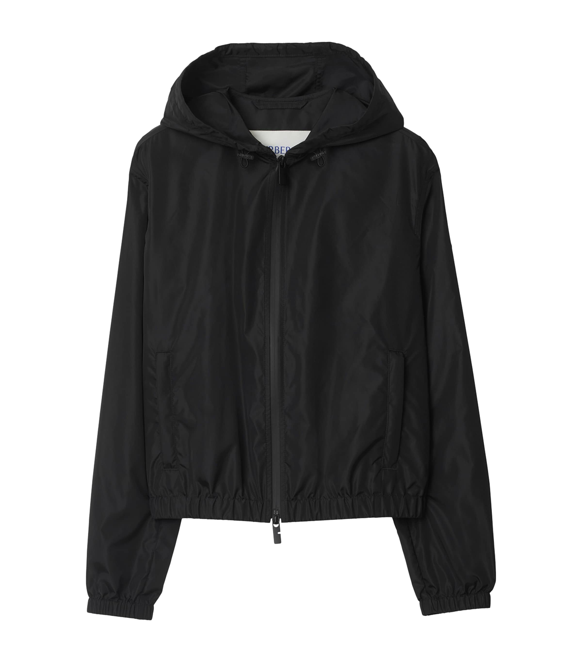 Burberry Womens Nylon Knight Stamp Jacket Black Image 1
