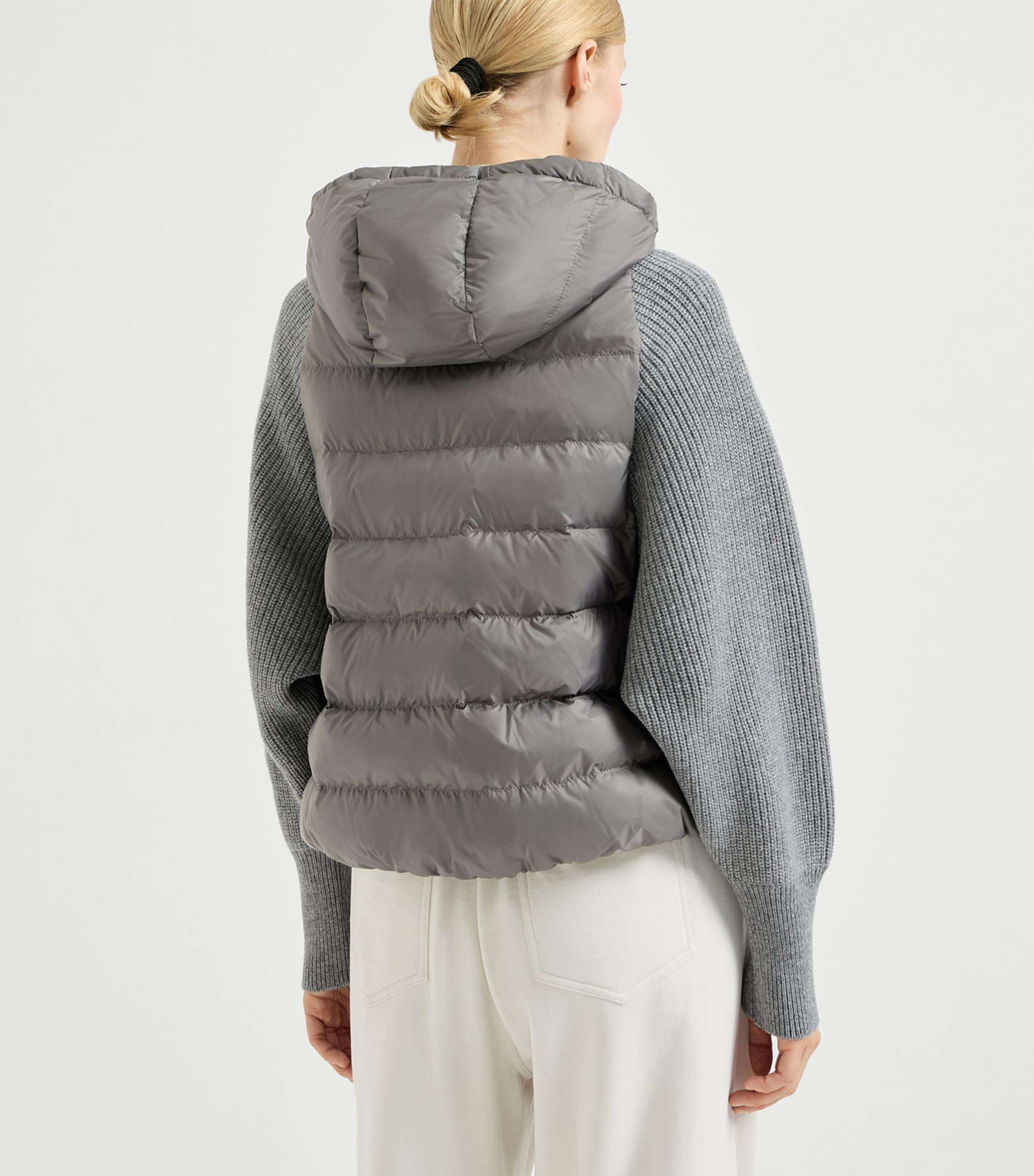 Brunello Cucinelli Womens Down Water-Resistant Padded Jacket Image 5