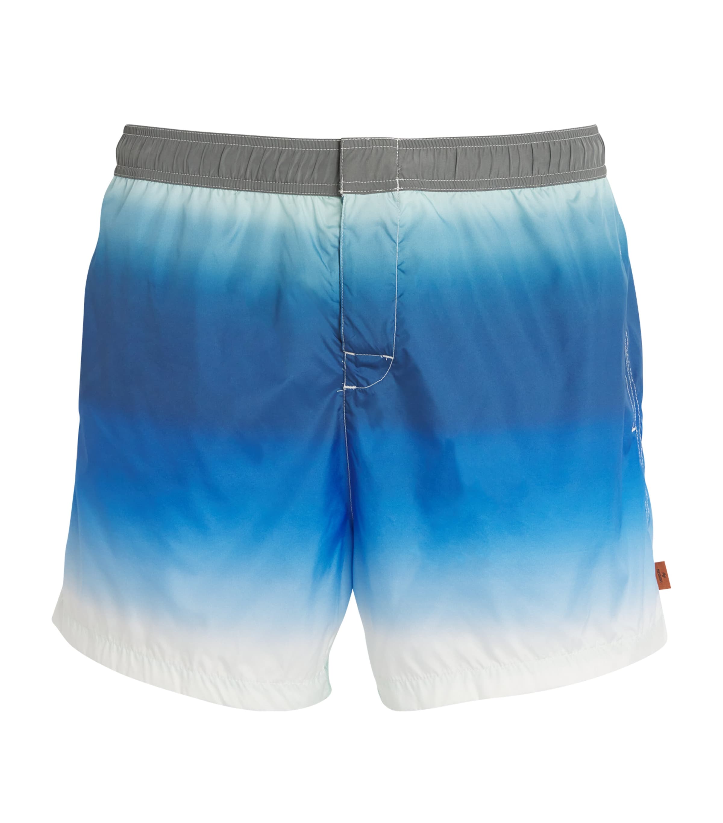 Shop Missoni Dégradé Print Swim Shorts In Blue