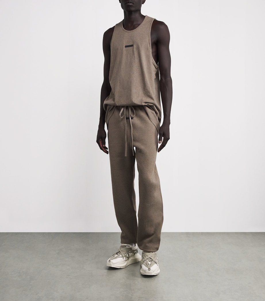 Cotton Oversized Logo Tank Top HOMESTEAD HEATHER Image 2