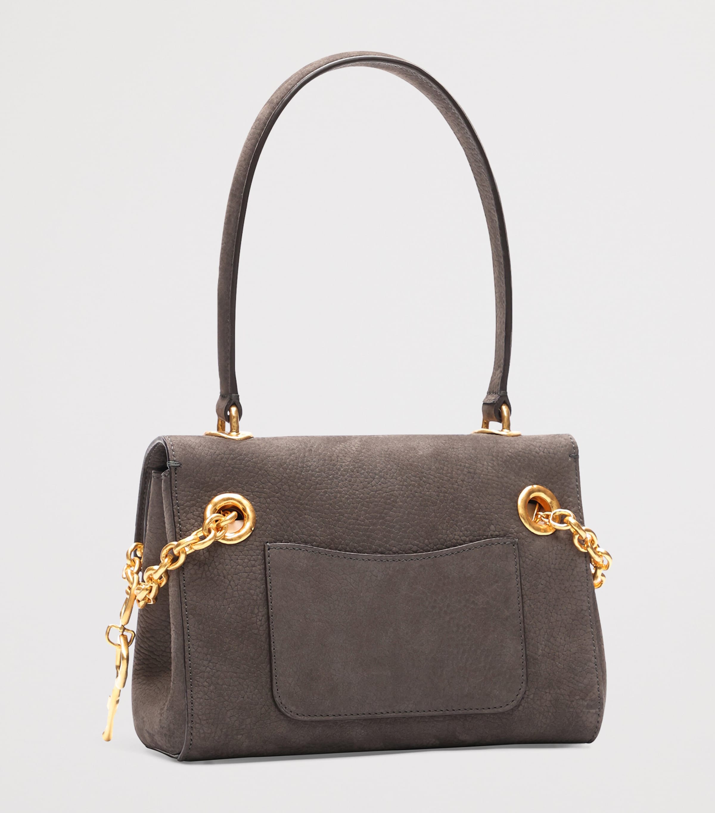 Schiaparelli Mini Leather Bijoux Secret Top-Handle Bag Dark Grey Image 3