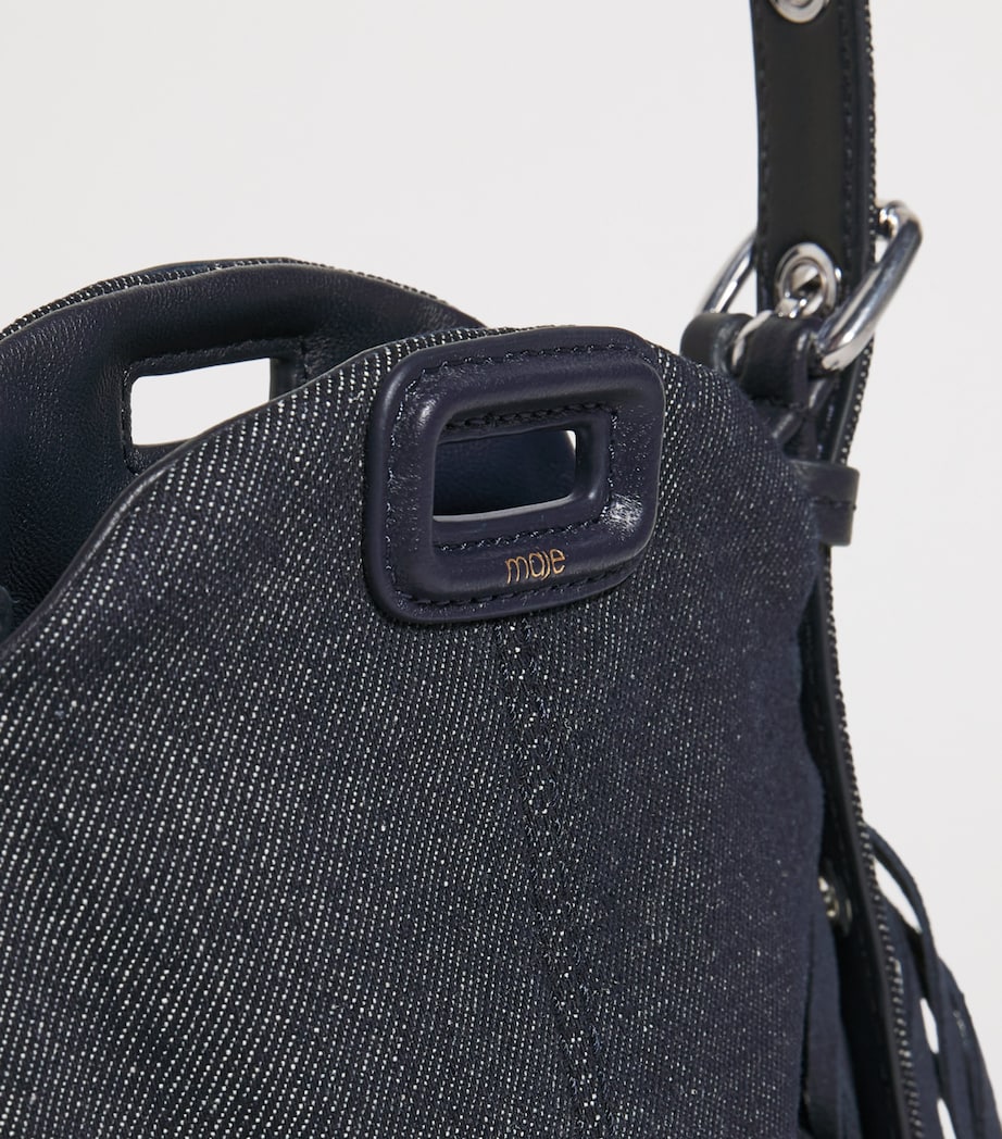 Micro Denim Miss M Shoulder Bag NAVY Image 4
