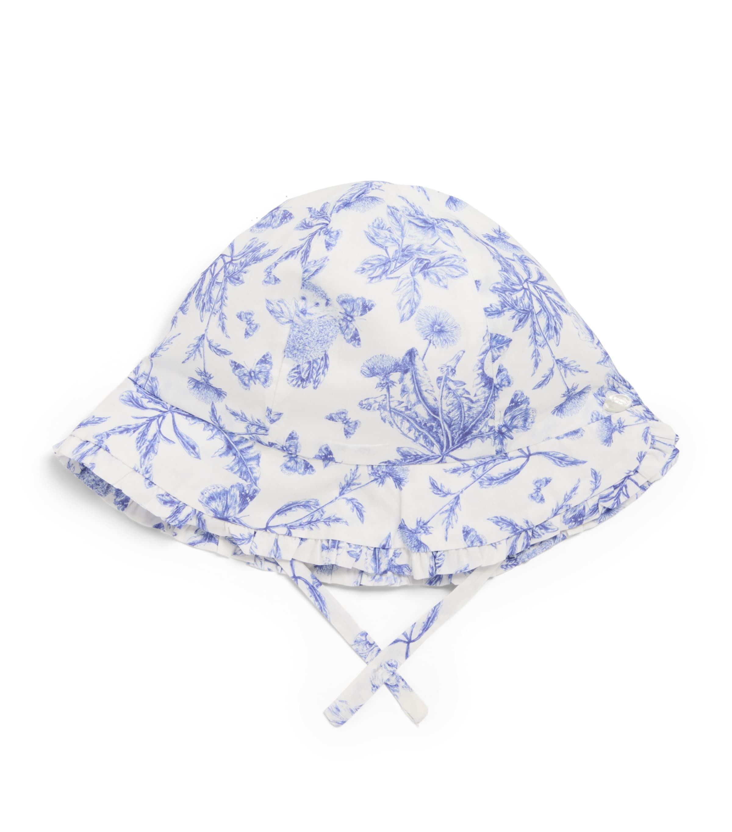 Tartine et Chocolat Cotton Printed Bucket Hat Electric Blue Image 1