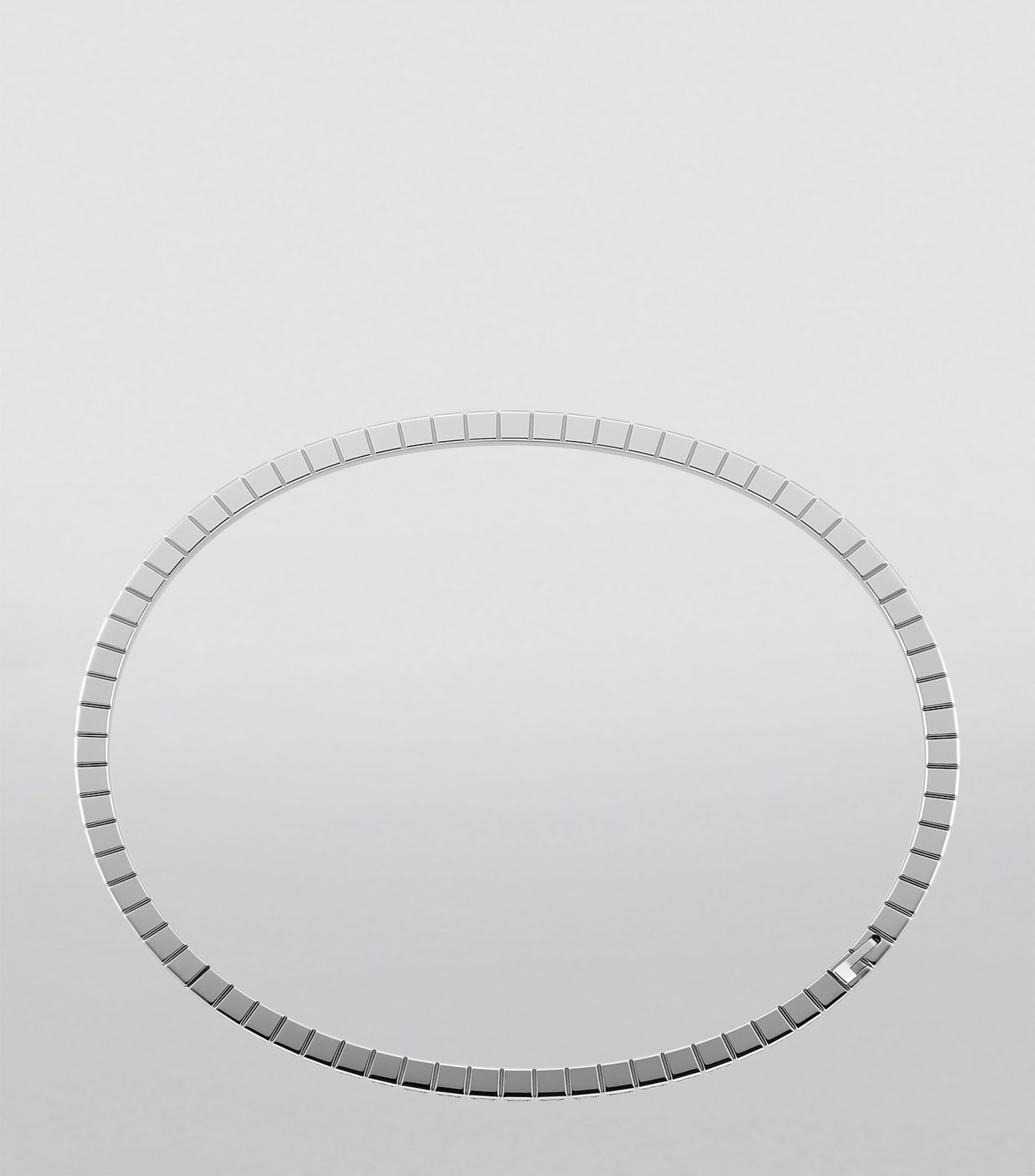 White Gold and Diamond Ice Cube Bangle 18K WHITE GOLD Image 2