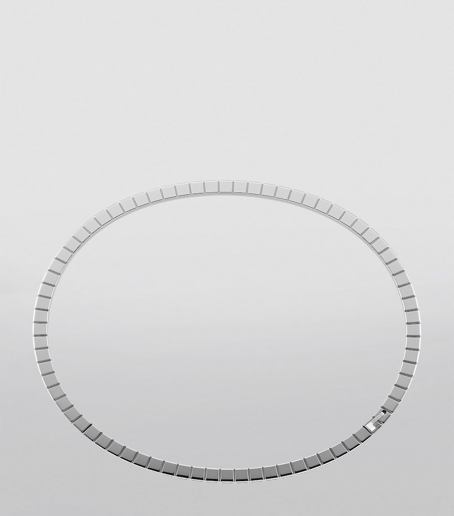 White Gold and Diamond Ice Cube Bangle 18K WHITE GOLD Image 2