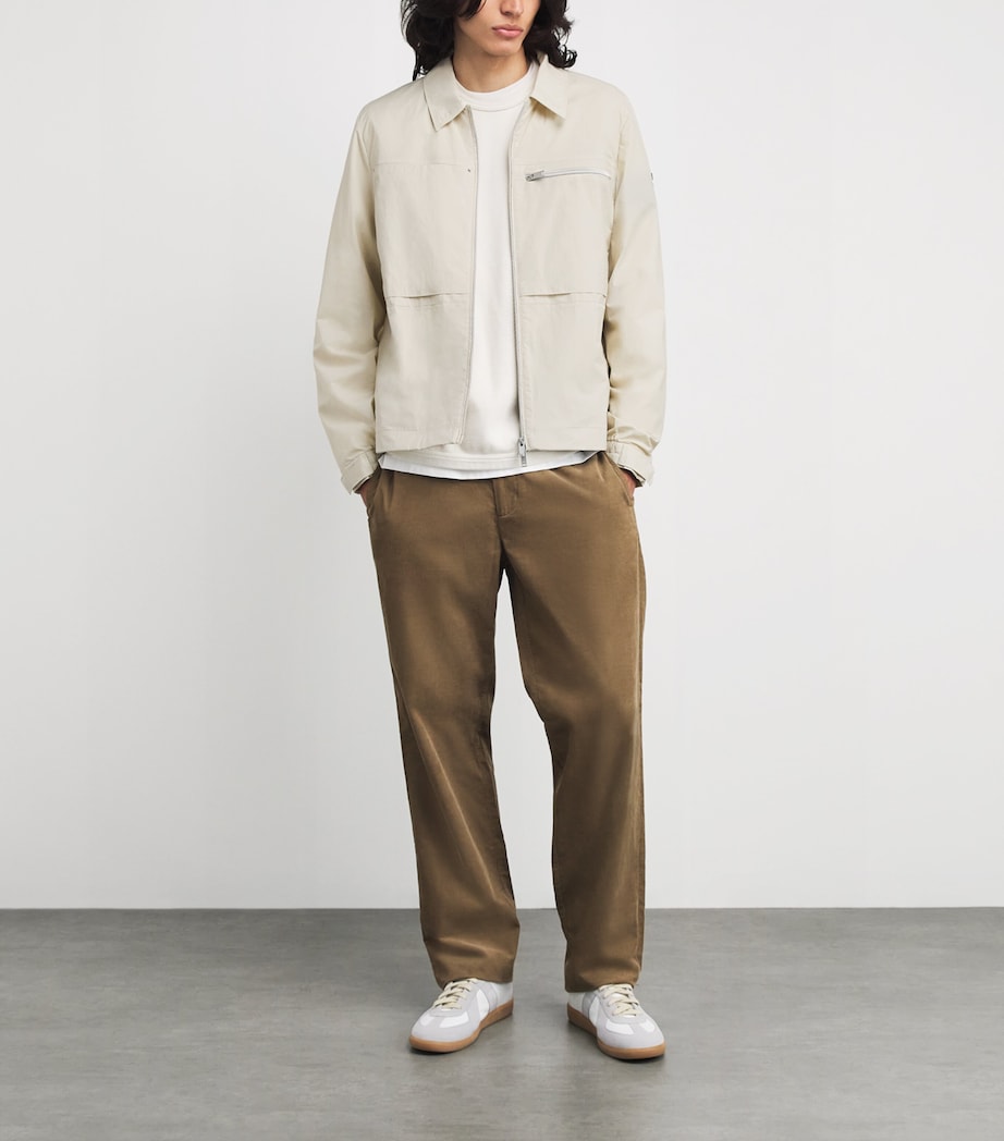 Collared Track Jacket 1705 ALABASTER Image 2