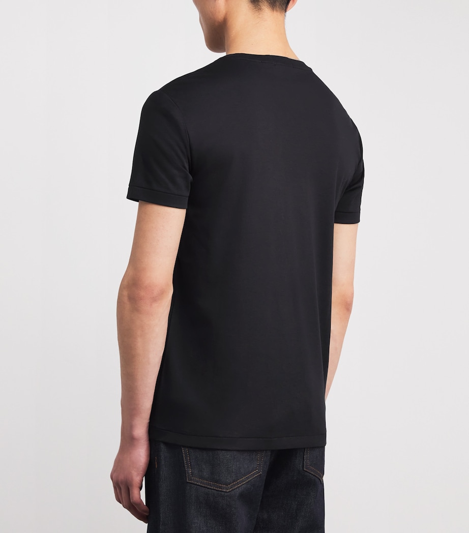 Polo Ralph Lauren Mens Pima Cotton Polo Pony T-Shirt Polo Black Image 4